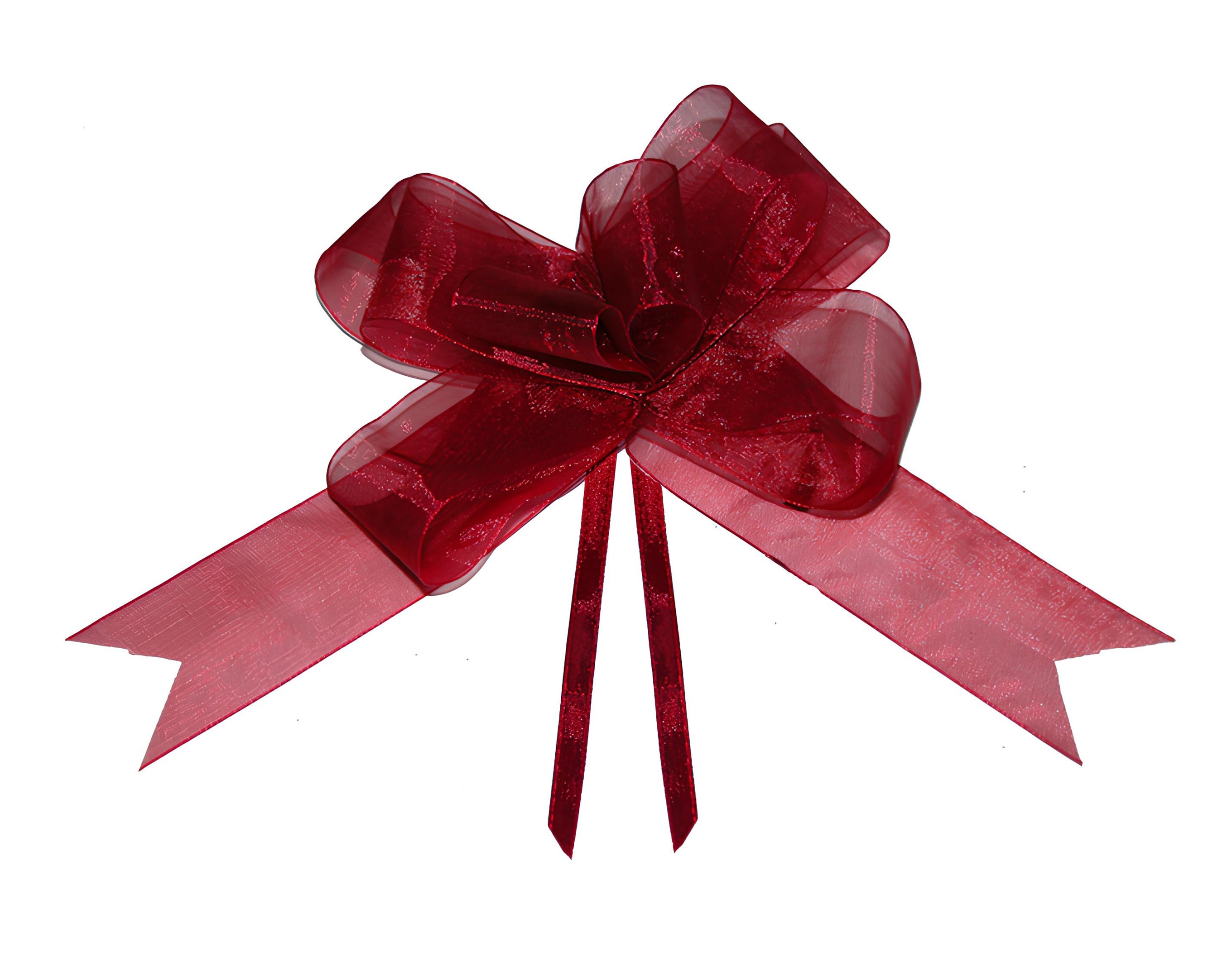 FIOCCO SVELTO ORGANZA CM 4 BORDO' | Incarto PPL per uova di Pasqua al cioccolato DAGERAF