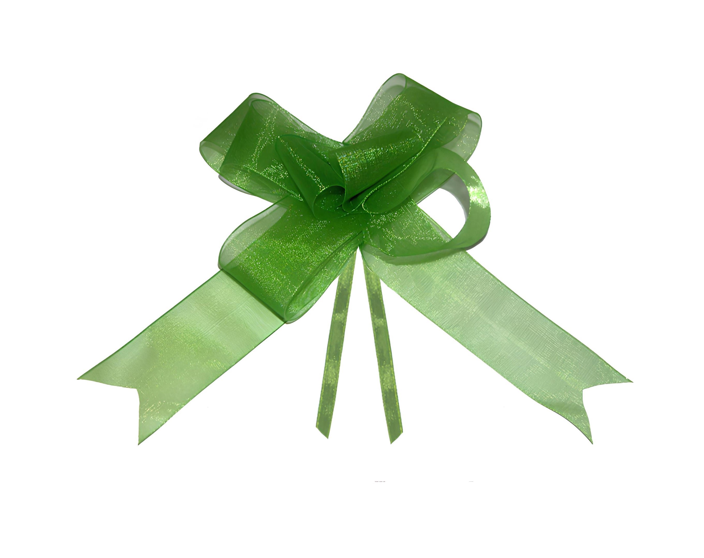 FIOCCO SVELTO ORGANZA CM 2.5 VERDE OLIVA | Incarto PPL per uova di Pasqua al cioccolato DAGERAF