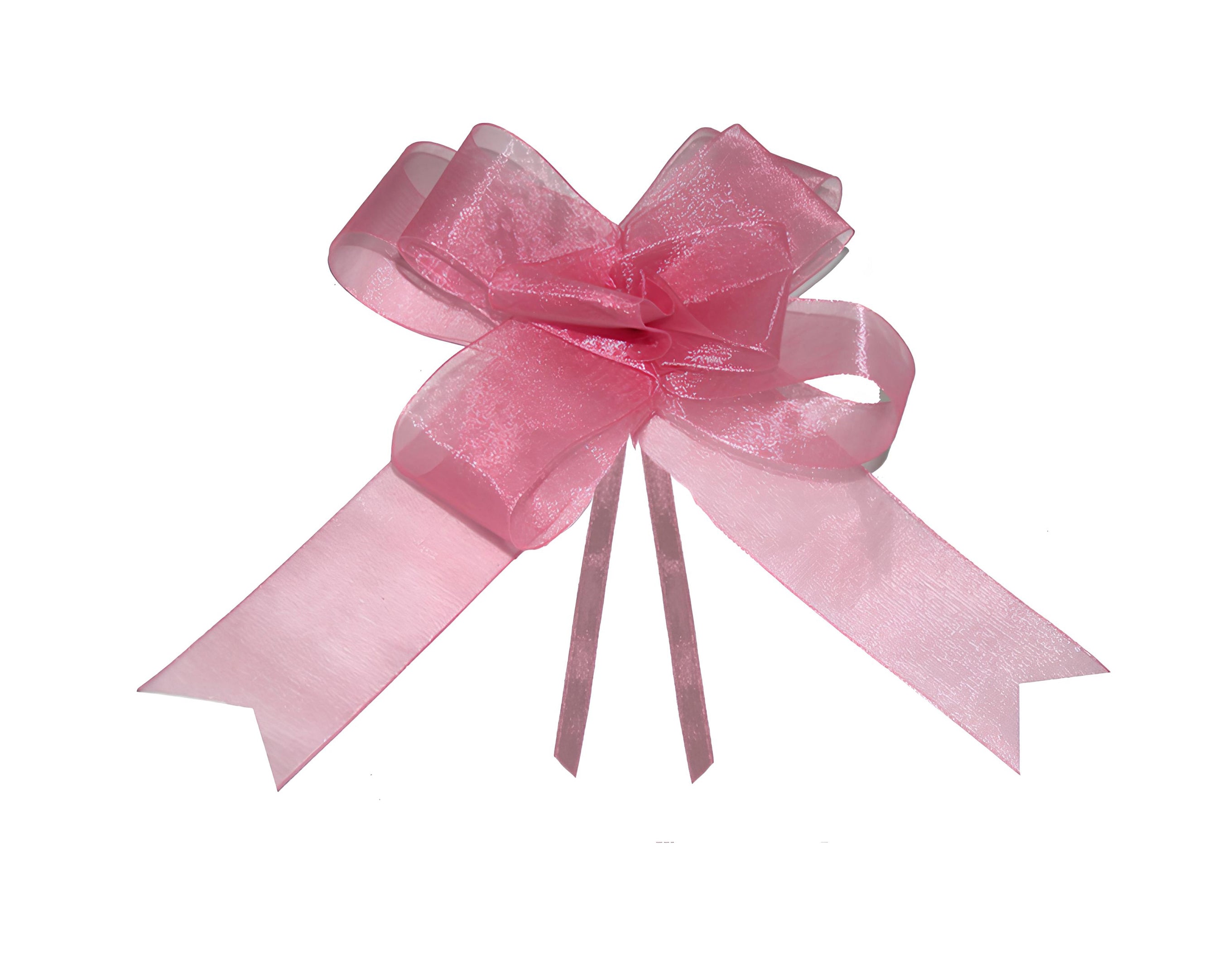 FIOCCO SVELTO ORGANZA CM 2.5 ROSA ANTICO | Incarto PPL per uova di Pasqua al cioccolato DAGERAF