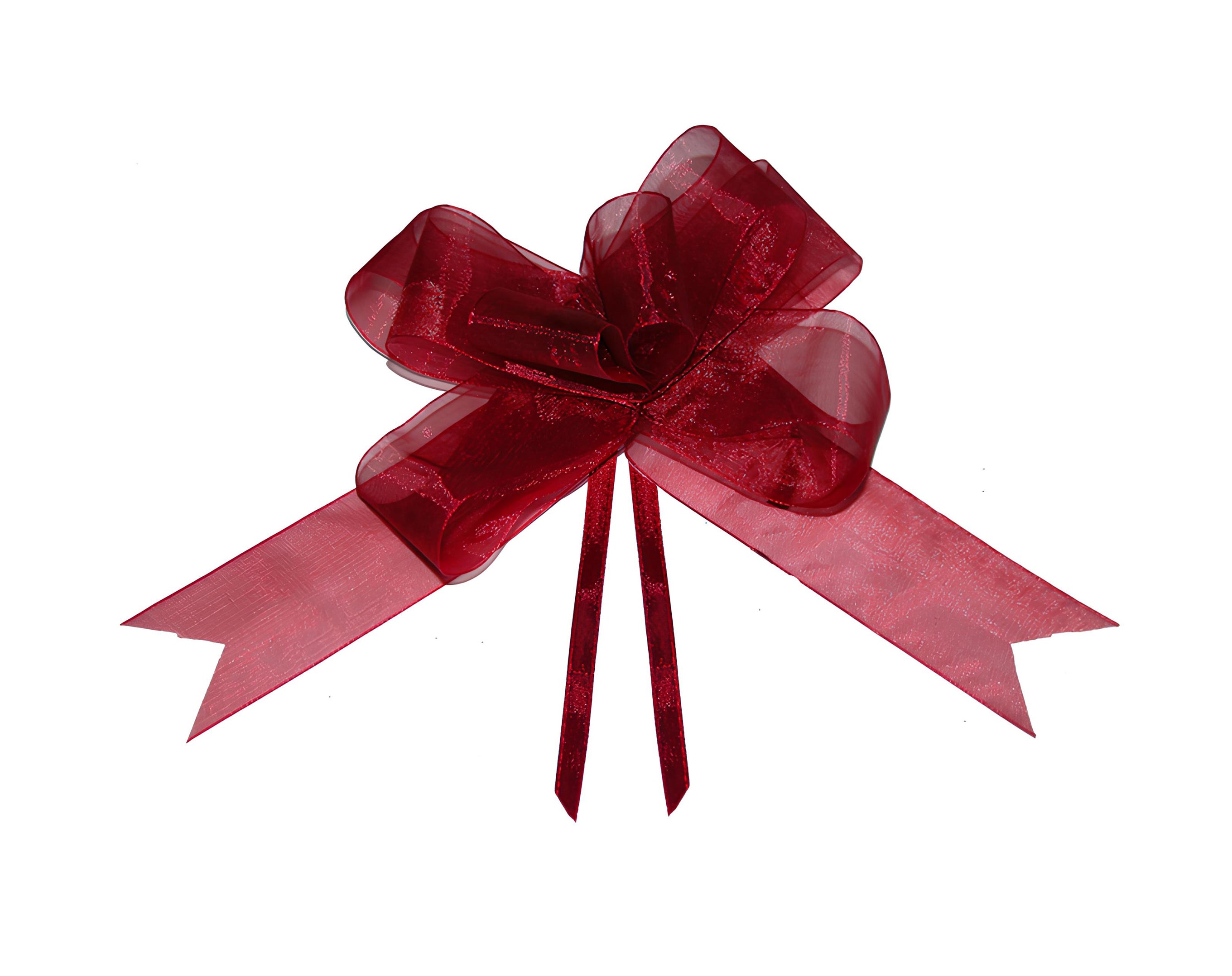 FIOCCO SVELTO ORGANZA CM 2.5 BORDO' | Incarto PPL per uova di Pasqua al cioccolato DAGERAF