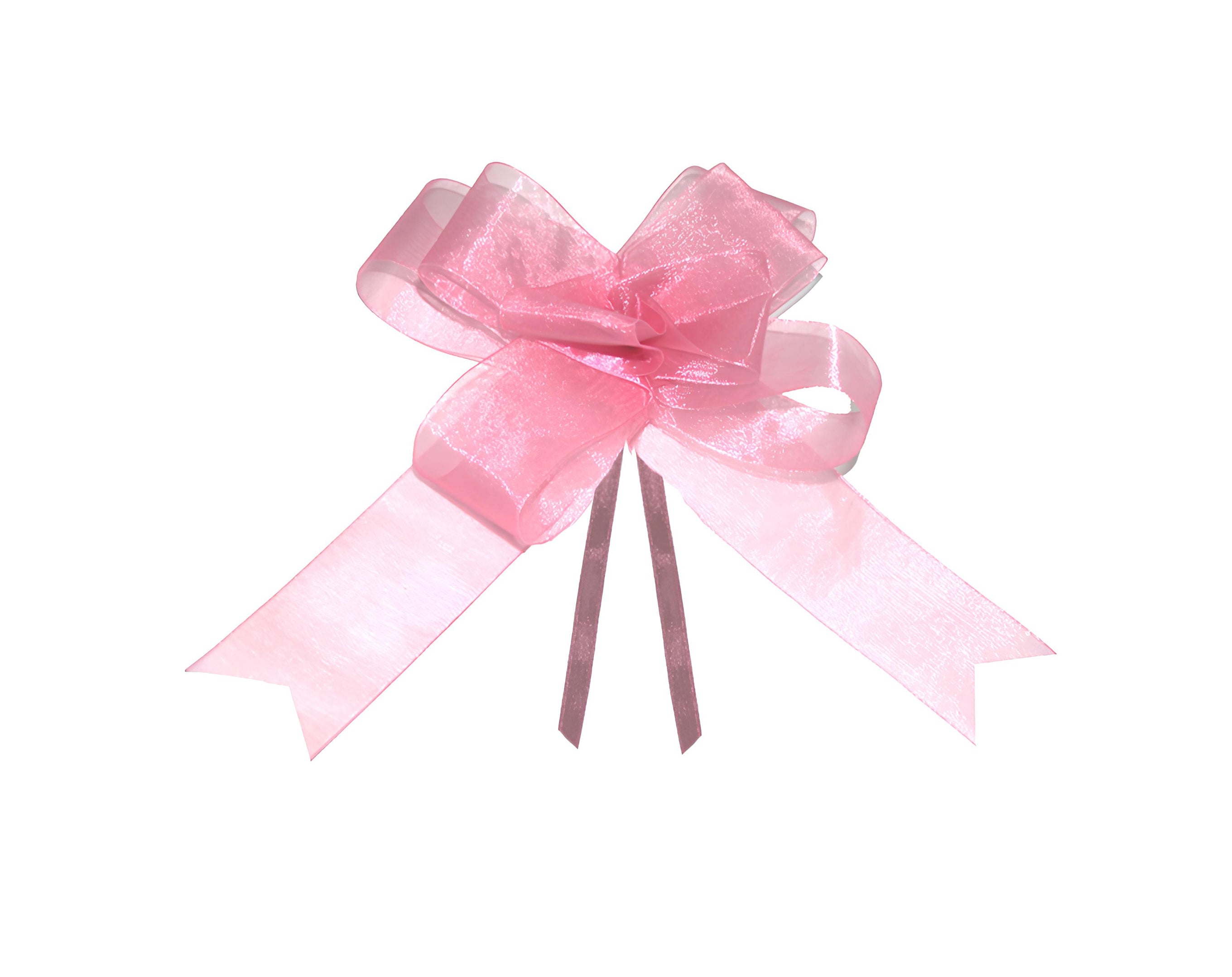 FIOCCO SVELTO ORGANZA CM 1.5 ROSA | Incarto PPL per uova di Pasqua al cioccolato DAGERAF