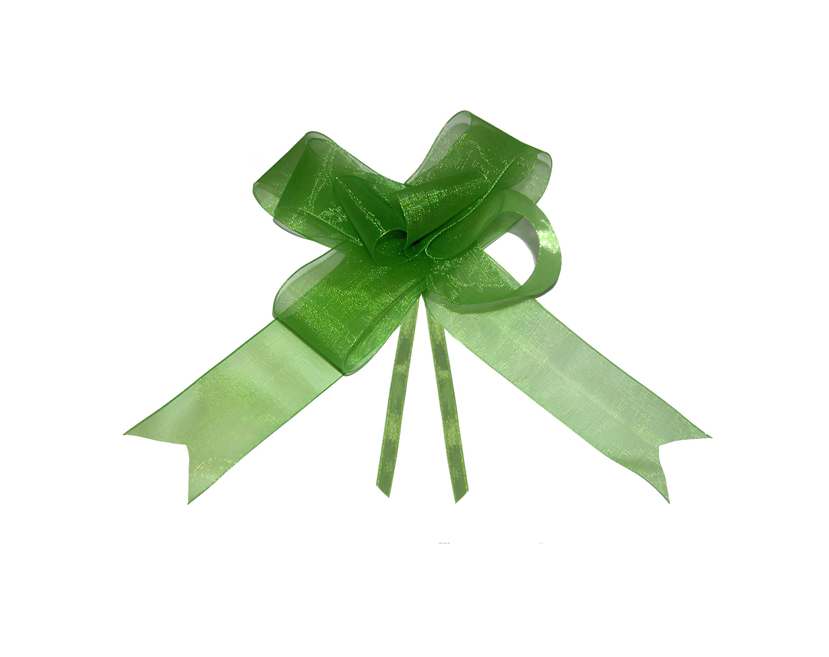 FIOCCO SVELTO ORGANZA CM 1.5 VERDE OLIVA | Incarto PPL per uova di Pasqua al cioccolato DAGERAF
