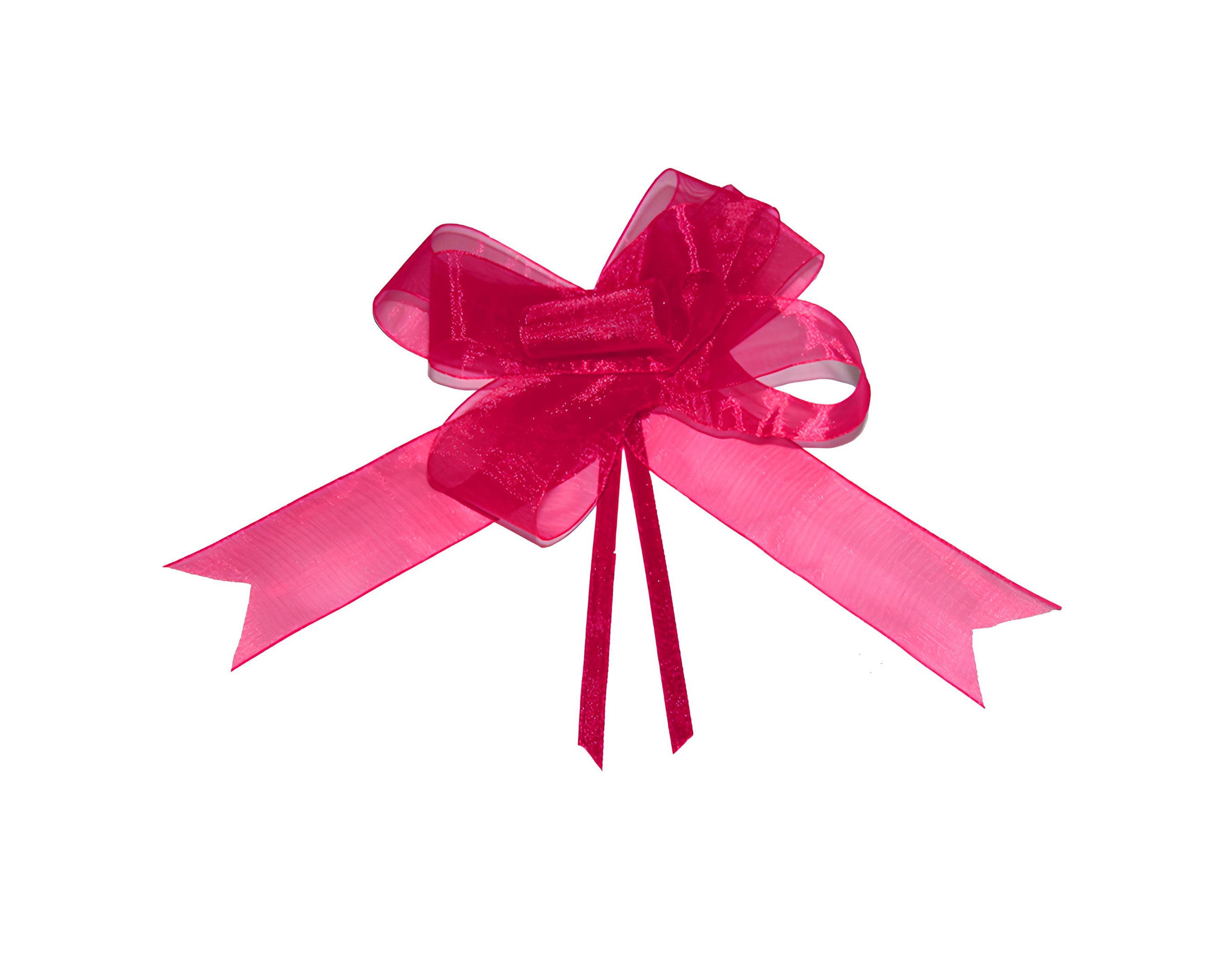FIOCCO SVELTO ORGANZA CM 1.5 FUCSIA | Incarto PPL per uova di Pasqua al cioccolato DAGERAF