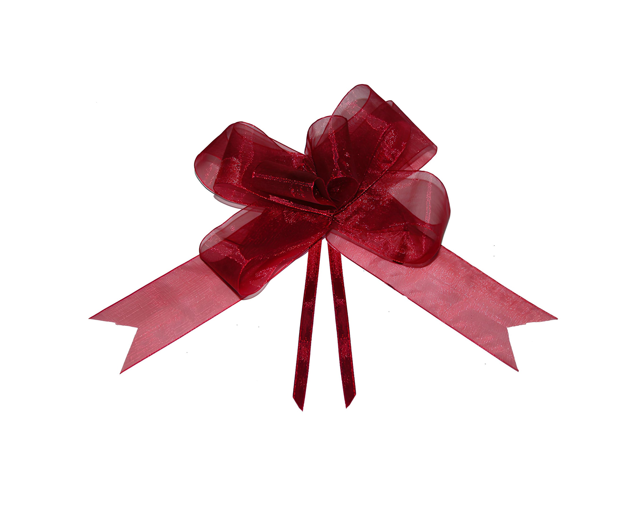 FIOCCO SVELTO ORGANZA CM 1.5 BORDO' | Incarto PPL per uova di Pasqua al cioccolato DAGERAF