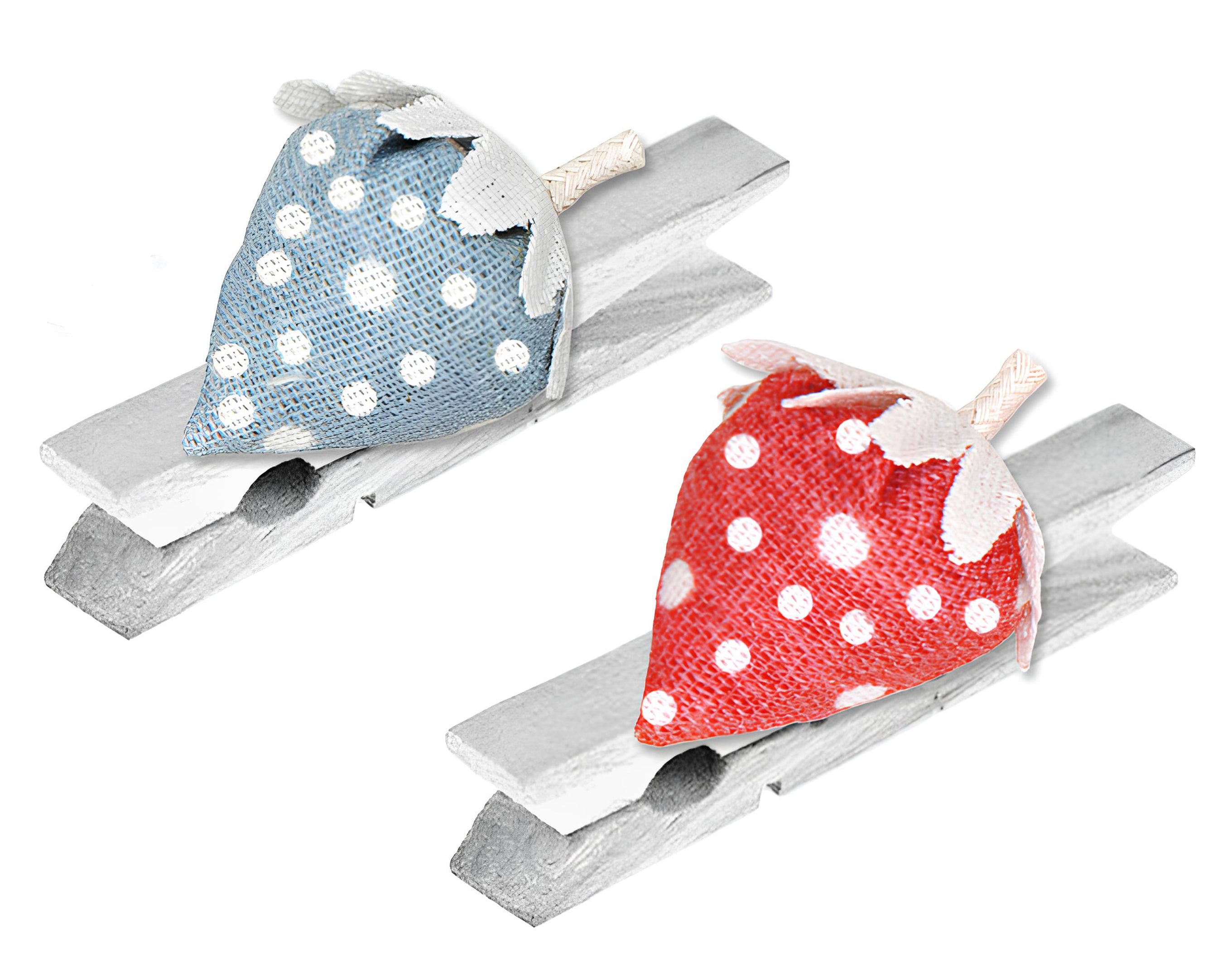 CLIP LEGNO FRAGOLA | Incarto PPL per uova di Pasqua al cioccolato DAGERAF