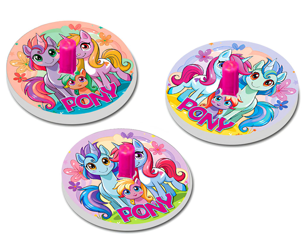 GOMMA TROTTOLA SPEED PONY | Incarto PPL per uova di Pasqua al cioccolato DAGERAF