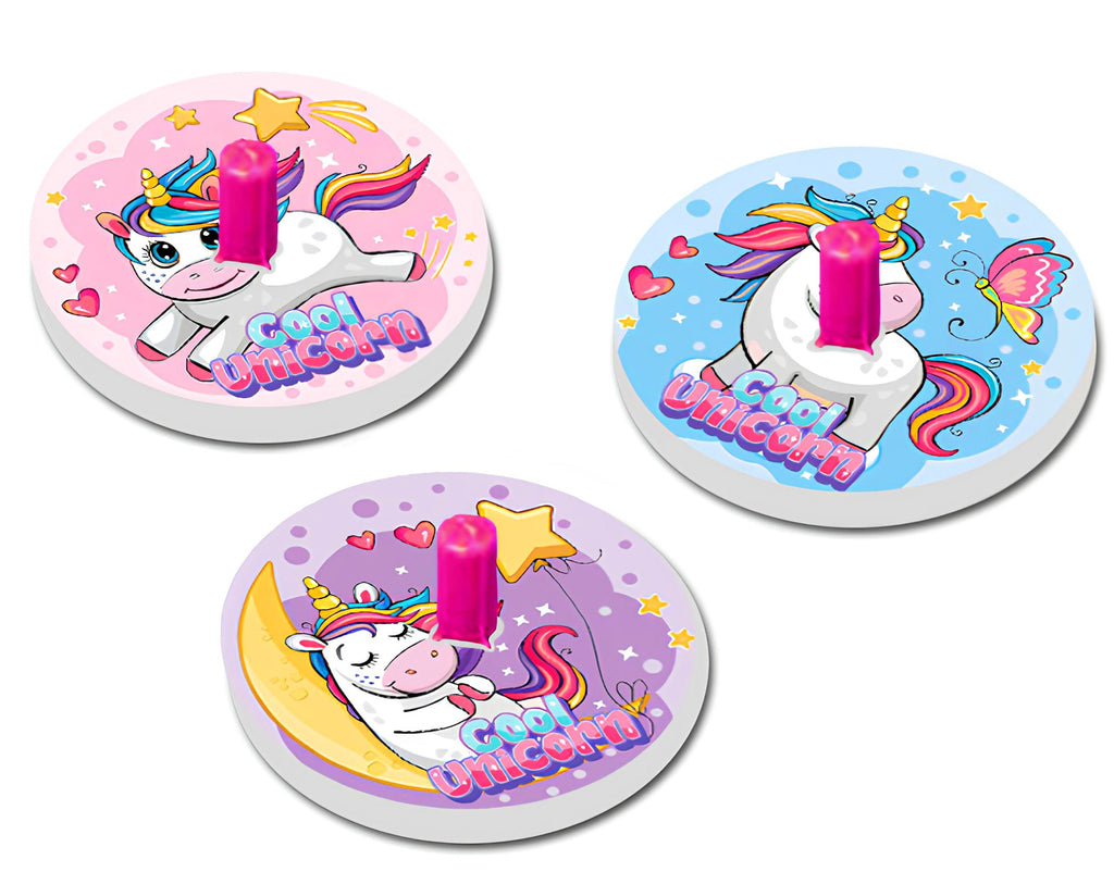 GOMMA TROTTOLA SPEED UNICORNO | Incarto PPL per uova di Pasqua al cioccolato DAGERAF