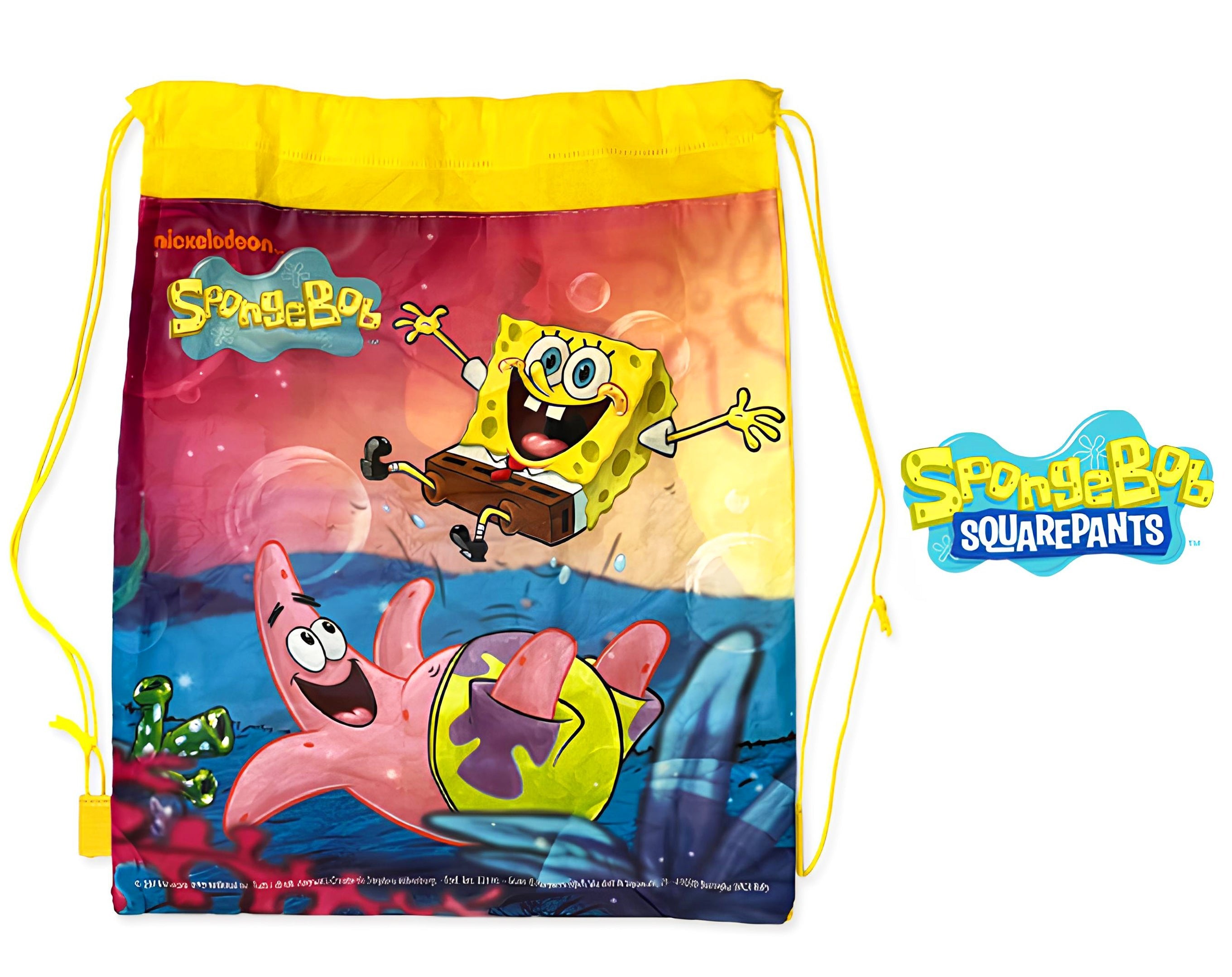 ZAINETTO SACCA SPONGEBOB | Incarto PPL per uova di Pasqua al cioccolato DAGERAF
