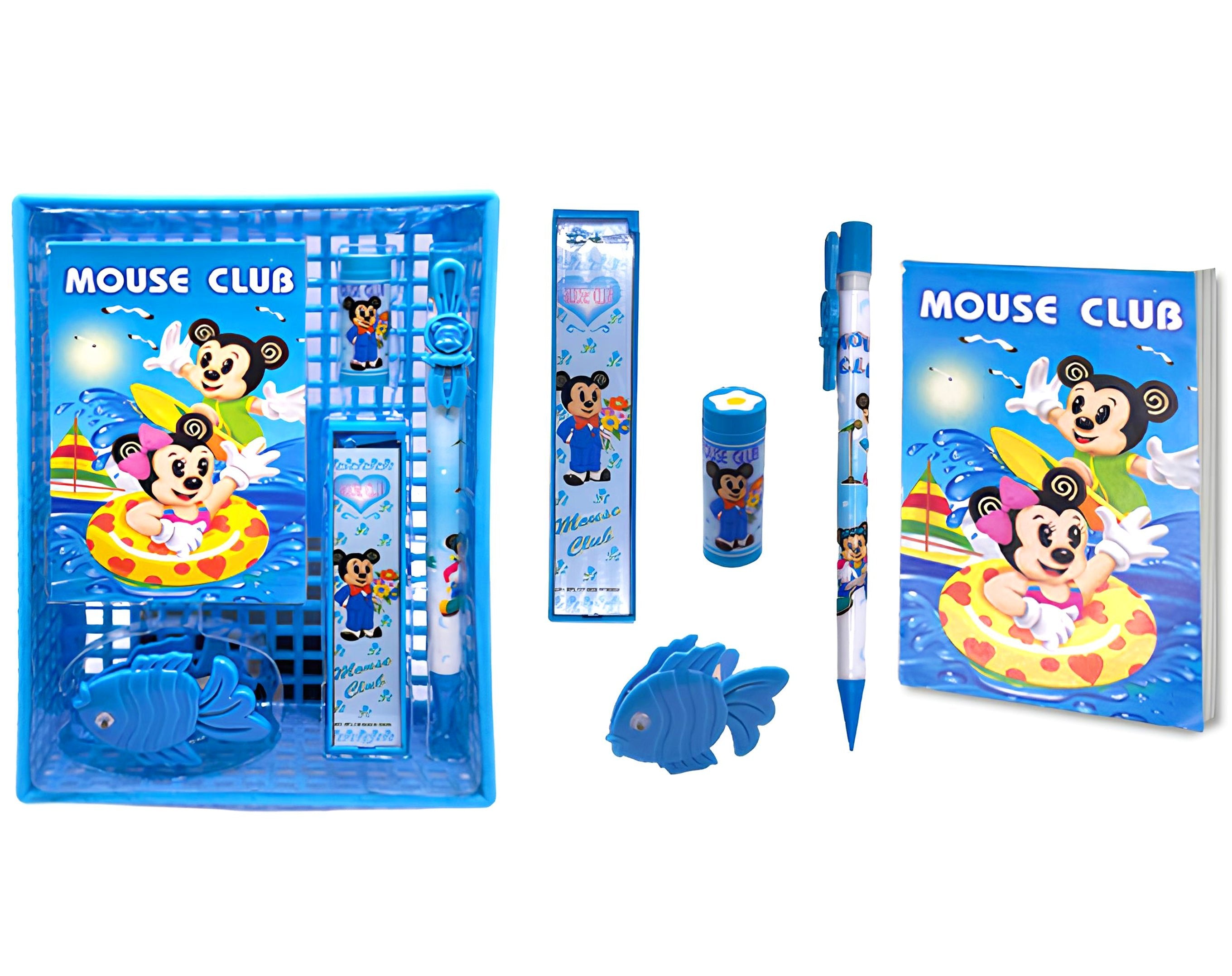 SET SCUOLA 6 PZ MOUSE CLUB | Incarto PPL per uova di Pasqua al cioccolato DAGERAF