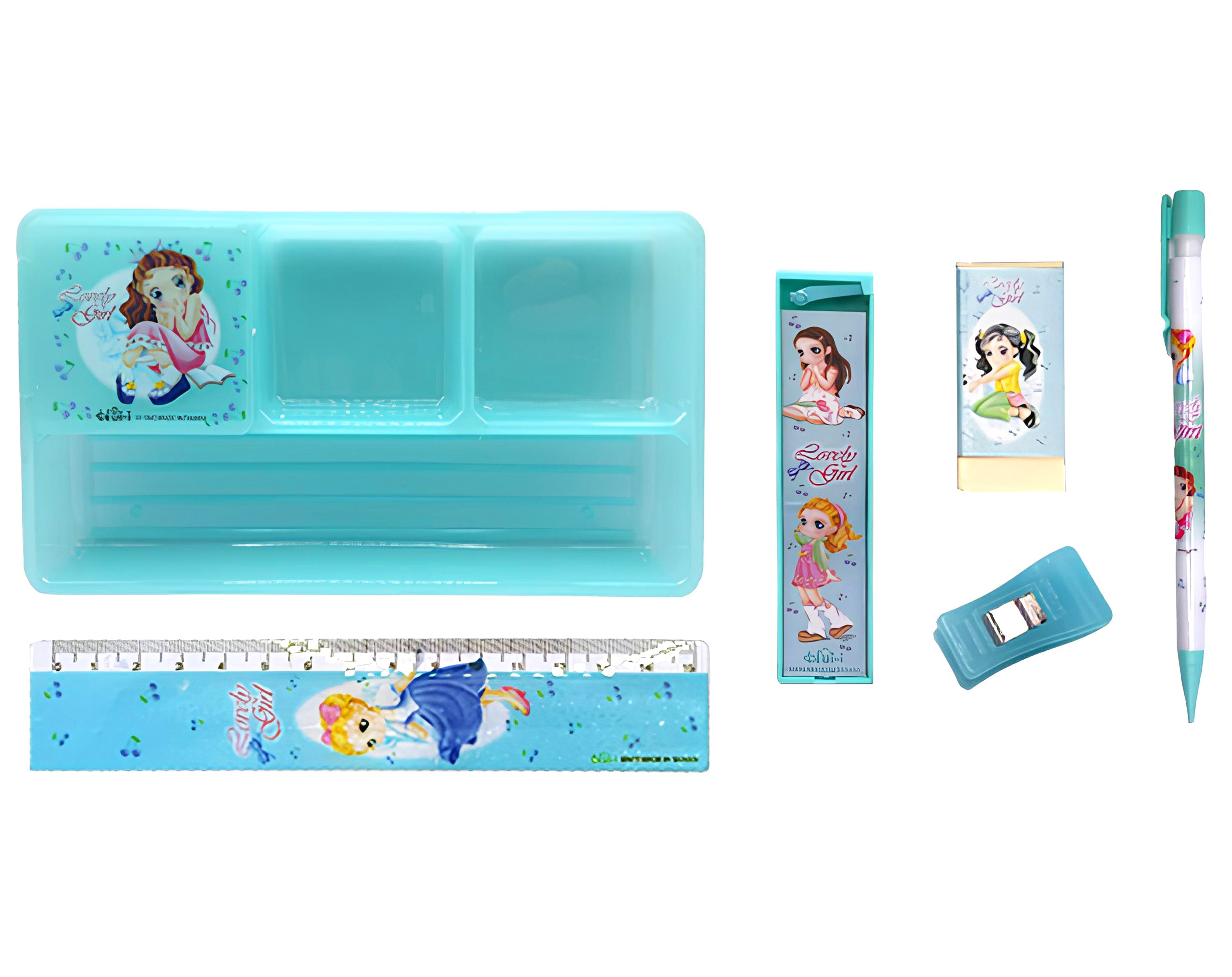 SET SCUOLA 6 PZ ROVELY GIRL | Incarto PPL per uova di Pasqua al cioccolato DAGERAF