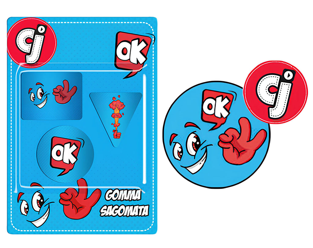 SET 3 GOMME PER CANCELLARE CJ BIMBO | Incarto PPL per uova di Pasqua al cioccolato DAGERAF