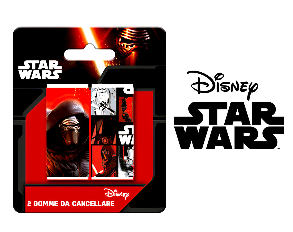 SET 2 GOMME PER CANCELLARE STAR WARS | Incarto PPL per uova di Pasqua al cioccolato DAGERAF