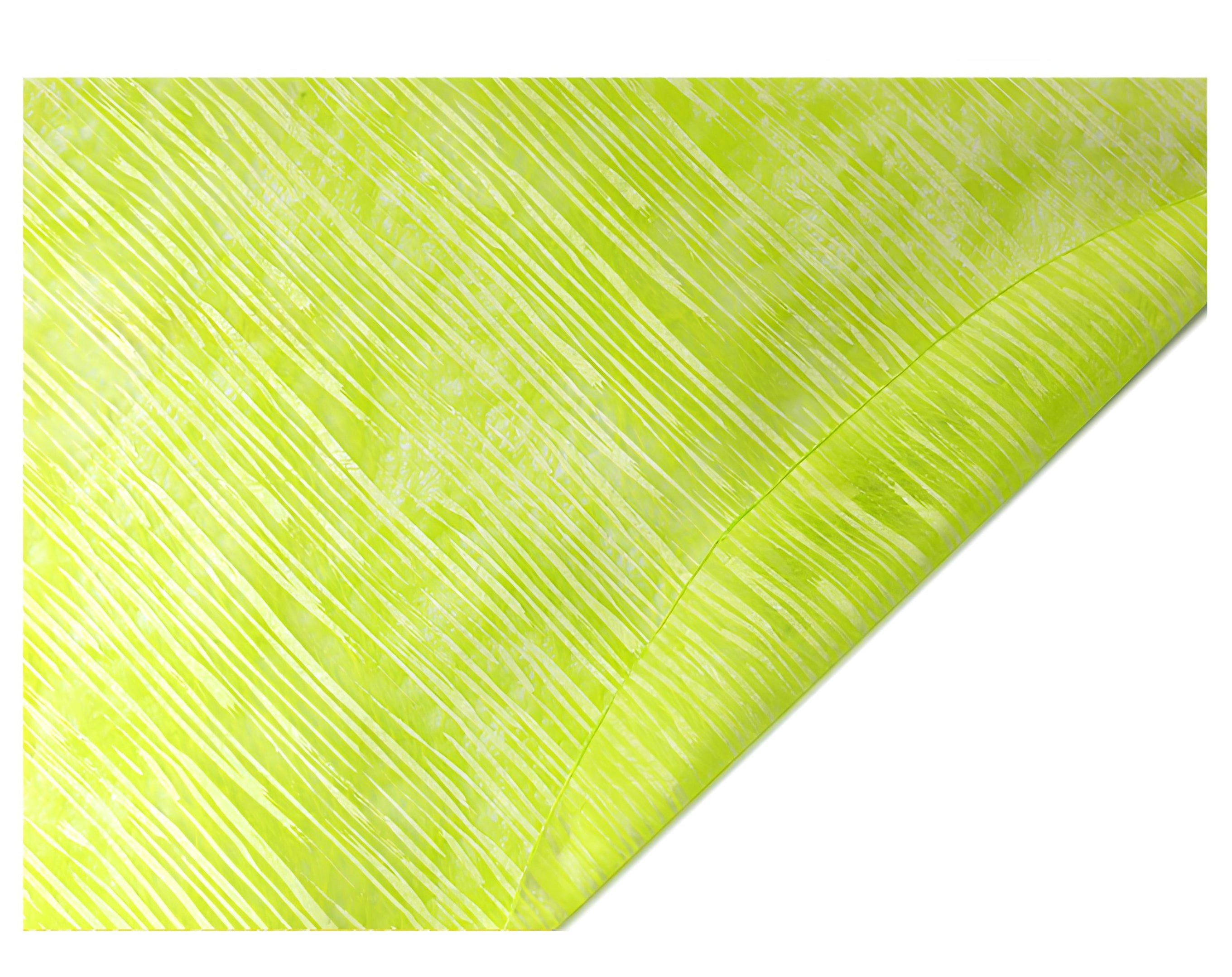 TESSUTO TONDO LINES VERDE MELA - 100Cm | Incarto PPL per uova di Pasqua al cioccolato DAGERAF