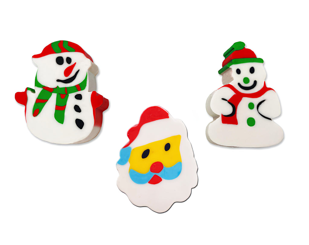 GOMMA PEN TOPPER SOGGETTI NATALIZI | Incarto PPL per uova di Pasqua al cioccolato DAGERAF