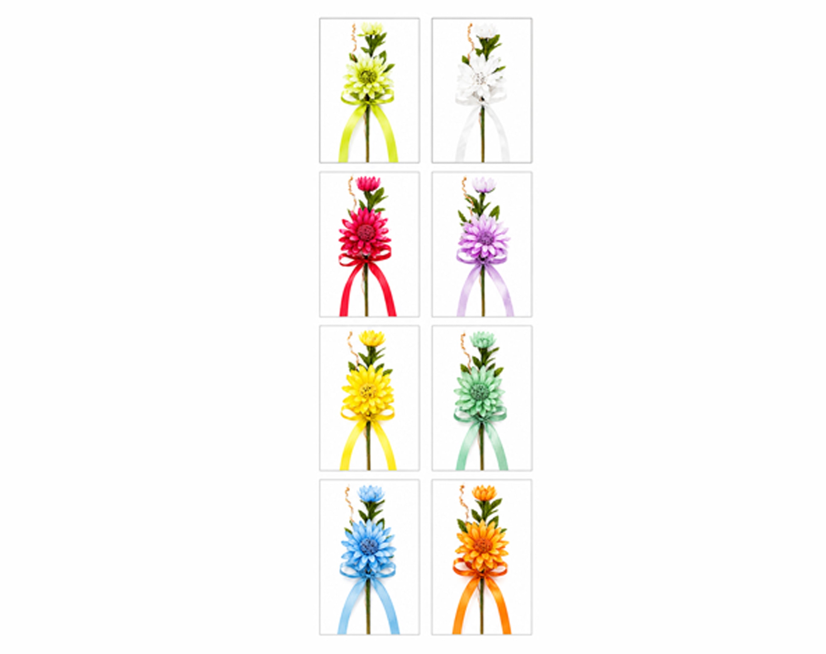 FIORE 28CM CF98-231094 COLORI ASSORTITI - Fiore per uova di Pasqua