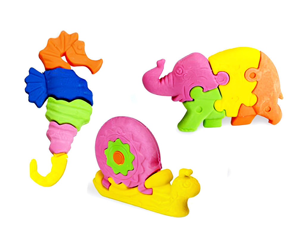 GOMMA DA CANCELLARE ANIMALI PUZZLE | Incarto PPL per uova di Pasqua al cioccolato DAGERAF