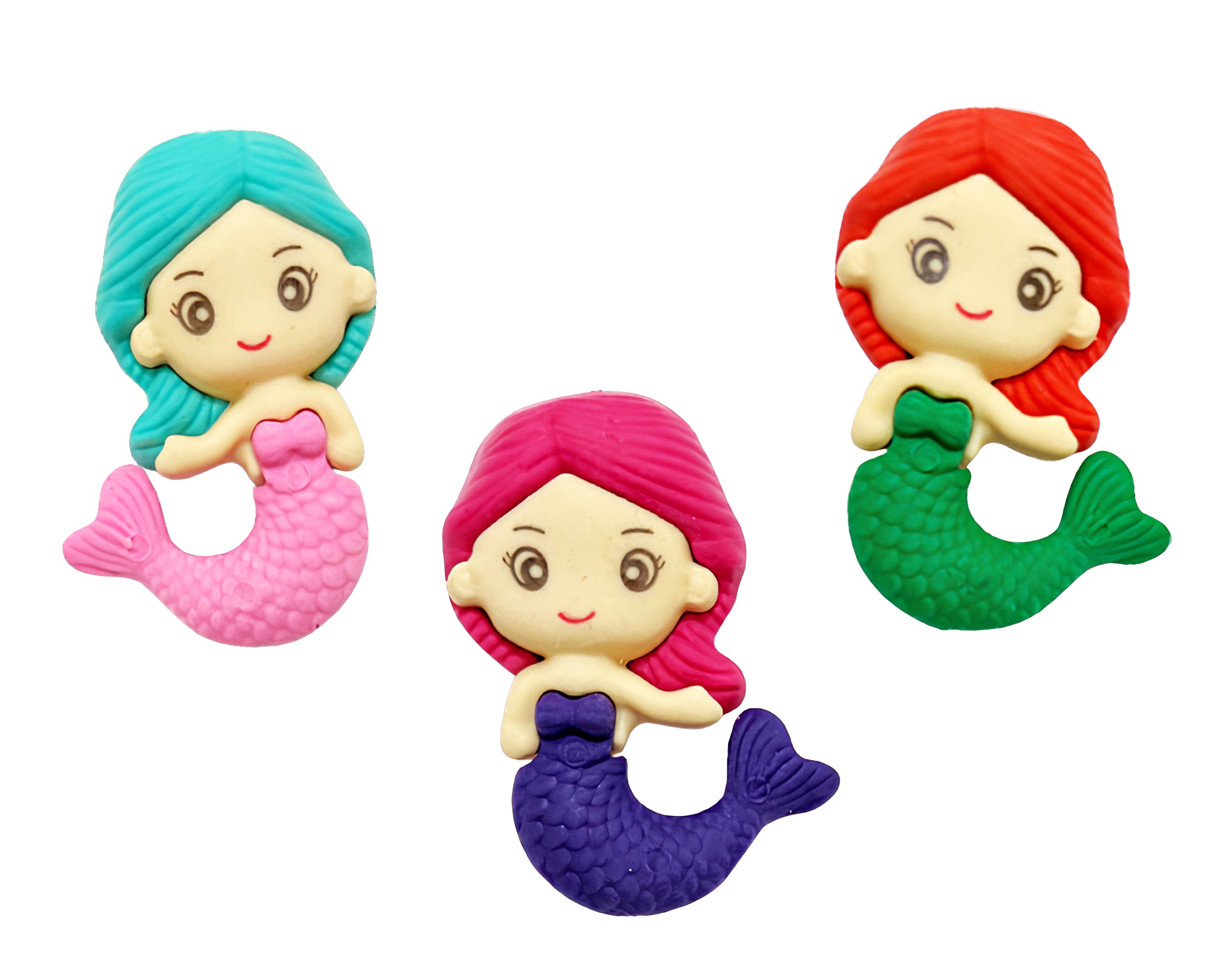 Gomma da cancellare a forma di sirenetta | Sorpresa ideale per uova di pasqua bambini