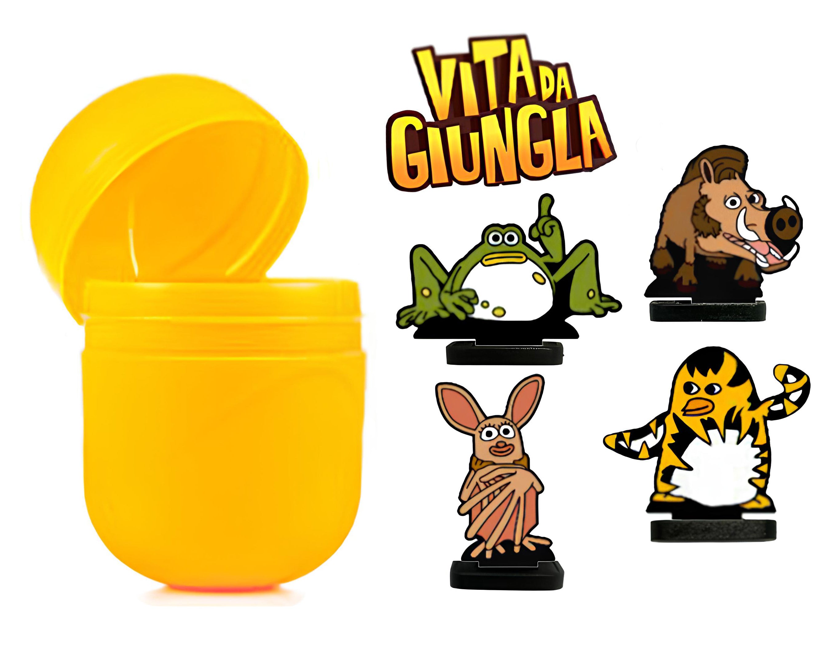BUSSOLOTTO CON VENTOSA VITA DA GIUNGLA | Incarto PPL per uova di Pasqua al cioccolato DAGERAF