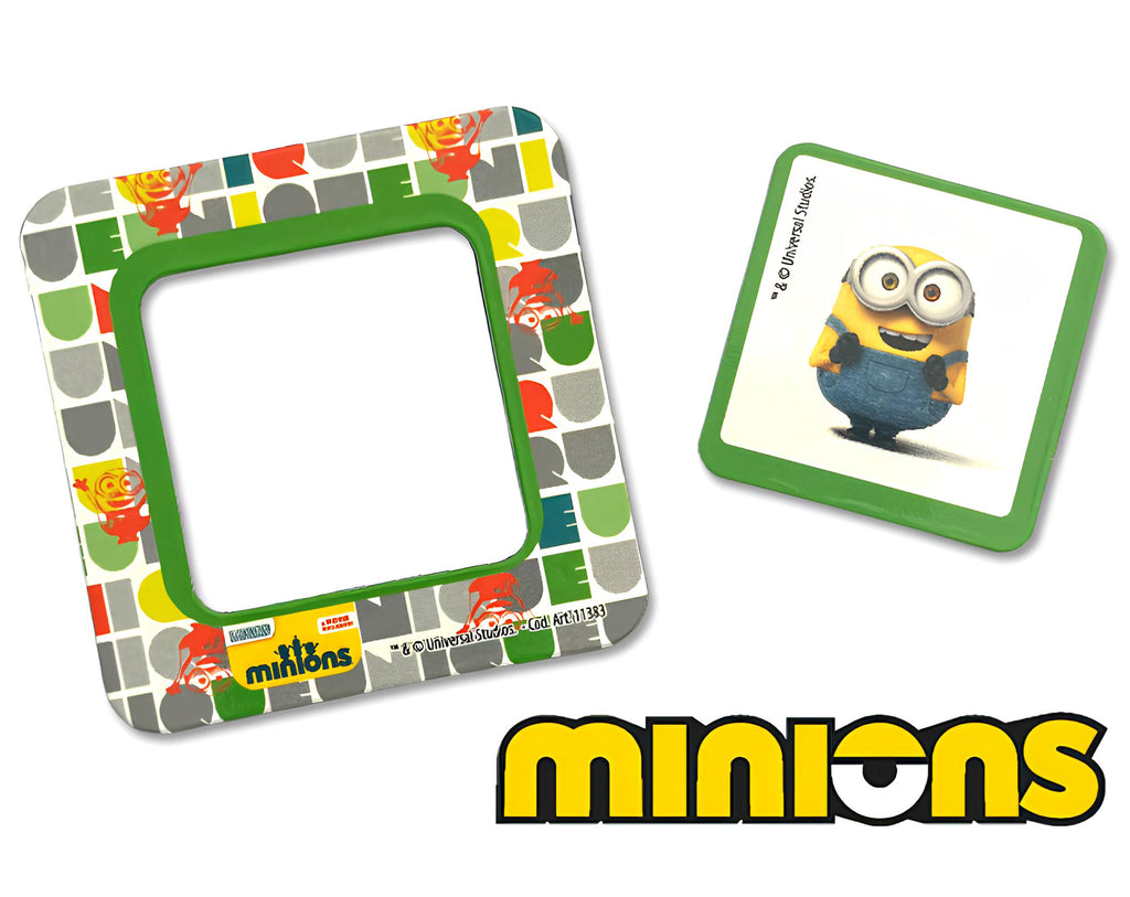 SET 2 MINI CORNICI MINIONS | Incarto PPL per uova di Pasqua al cioccolato DAGERAF