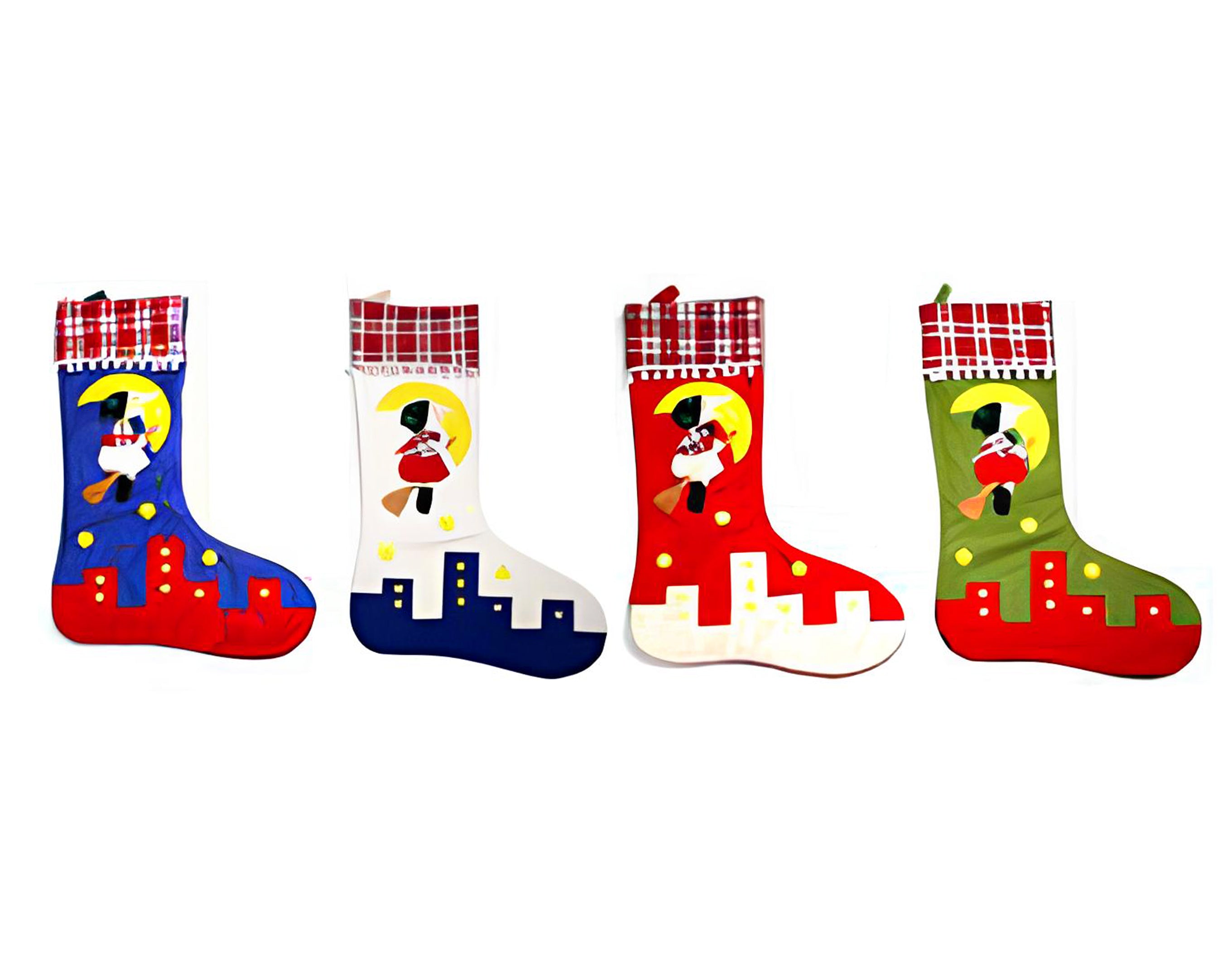 CALZA BEFANA SCOZZESE 55CM