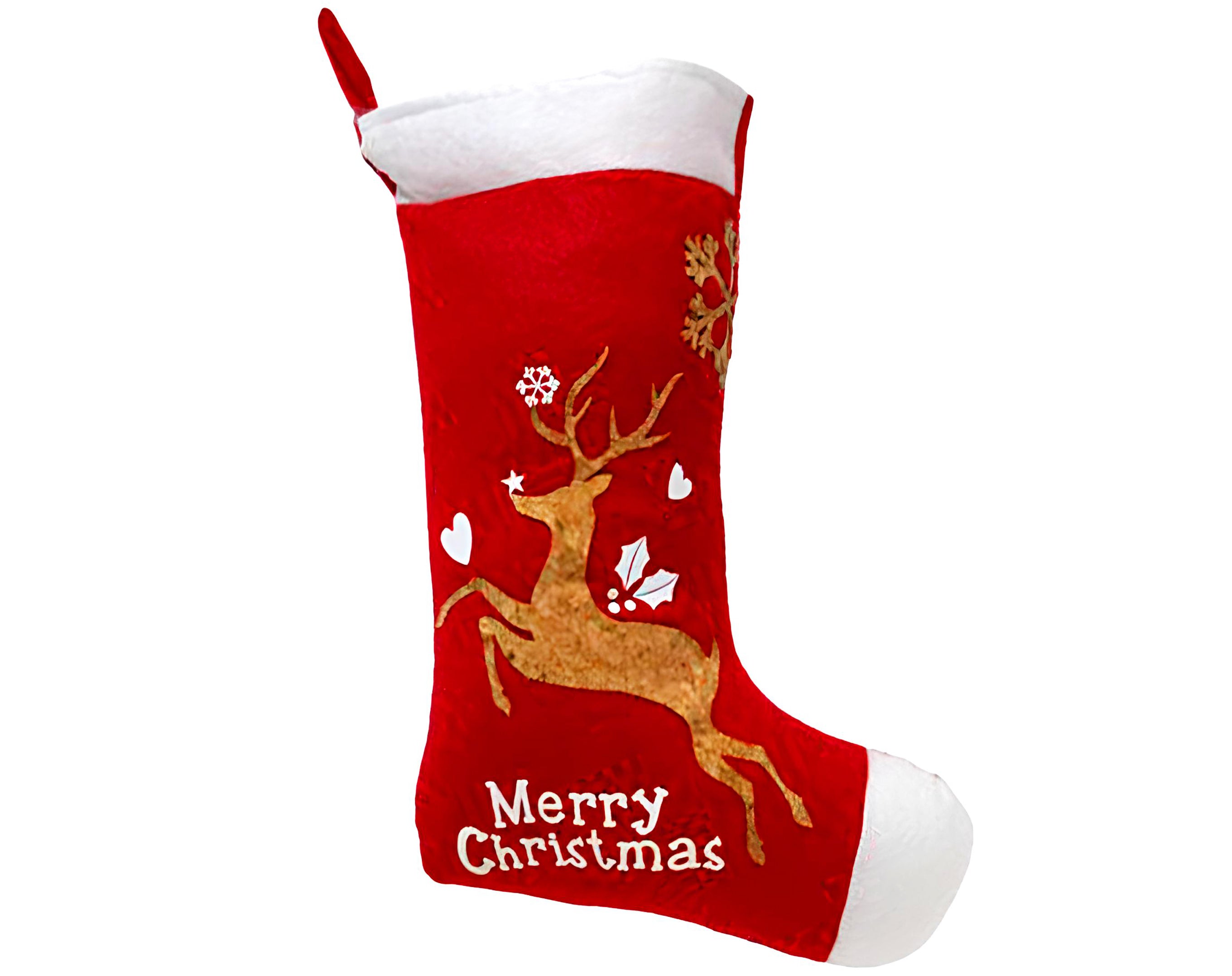 CALZA BEFANA MERRY CHRISTMAS 53CM