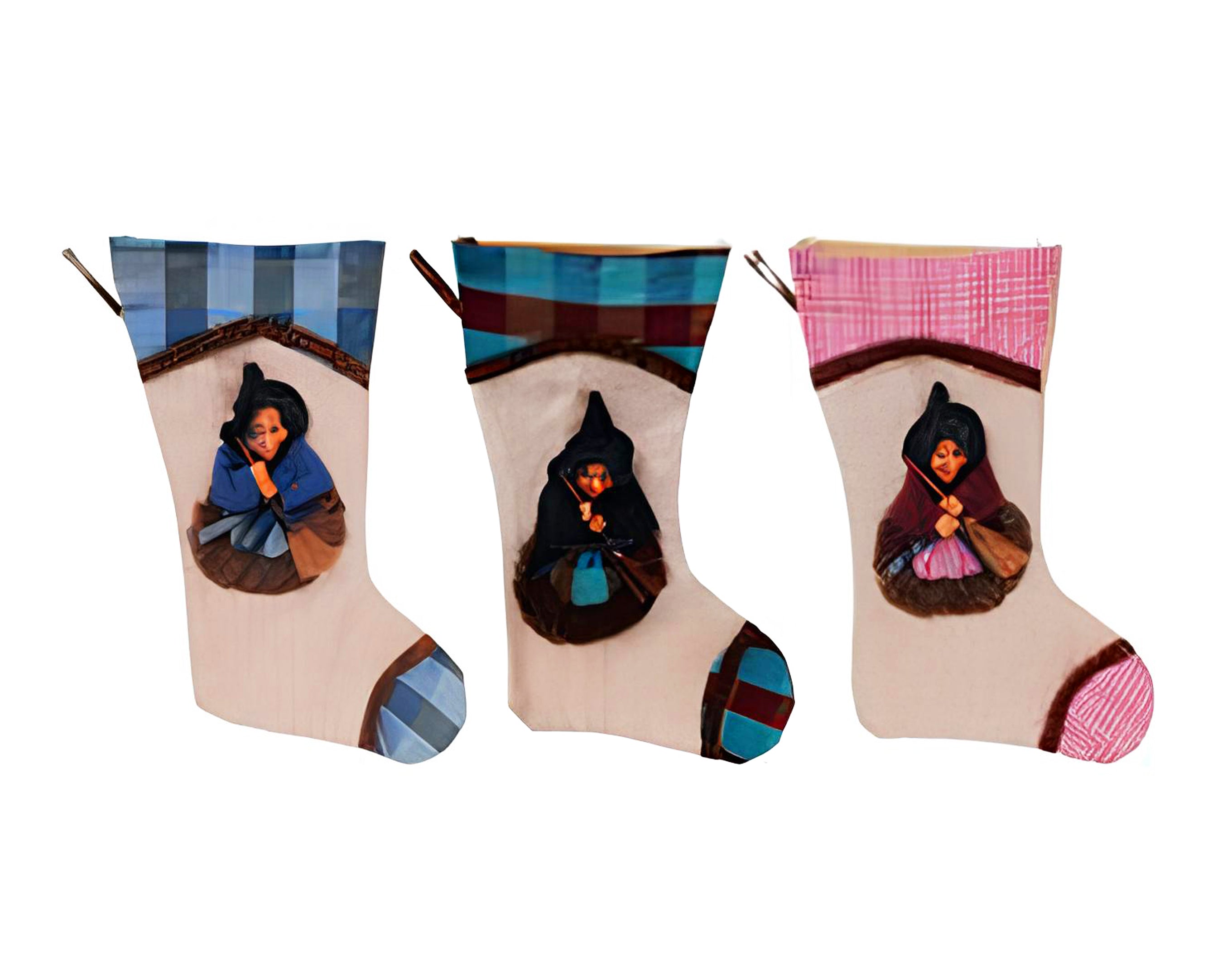 CALZA CON BEFANA AUSTRIA 43CM