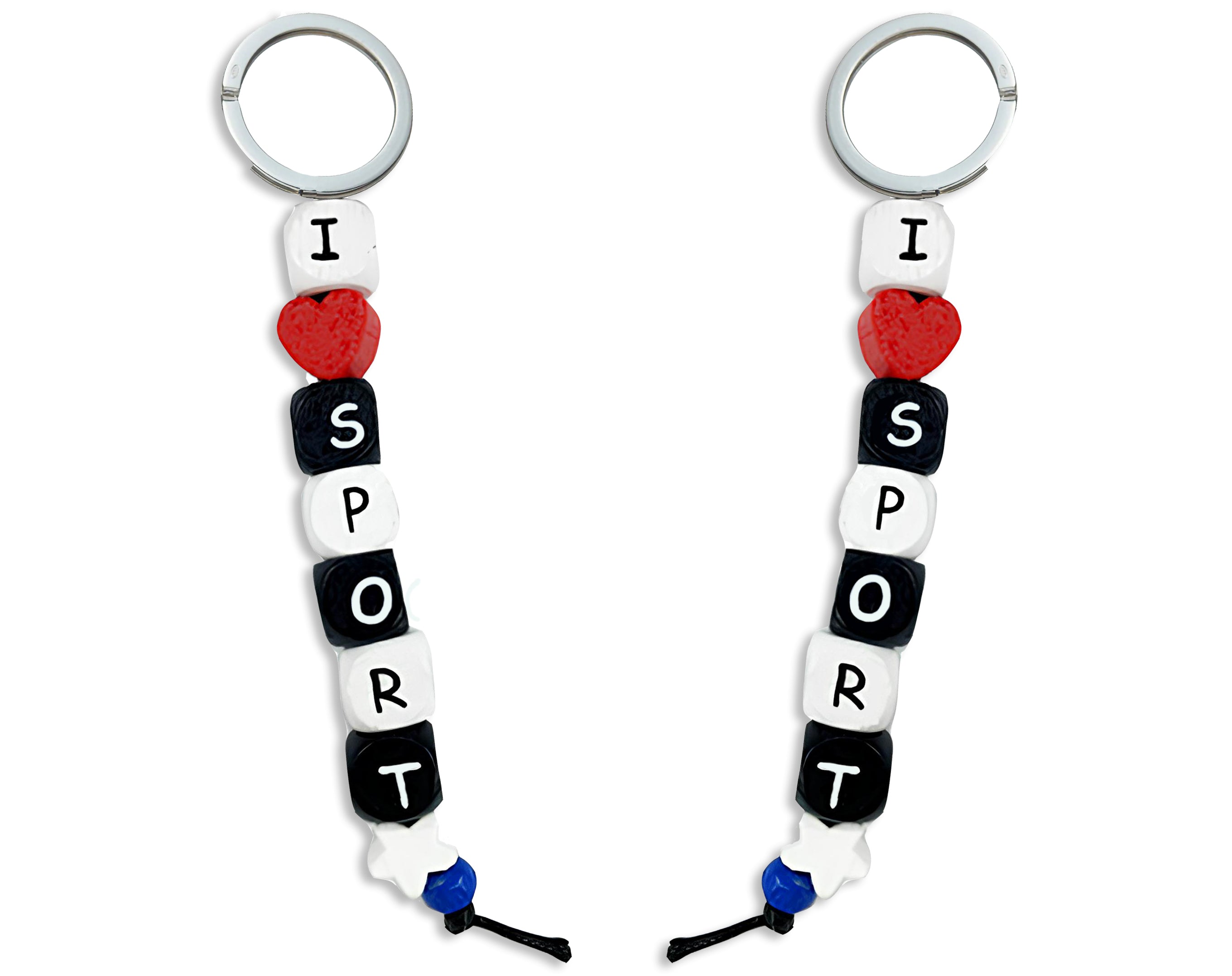 PORTACHIAVE LEGNO BIANCO NERO | Sorpresa perfetta per uova di Pasqua