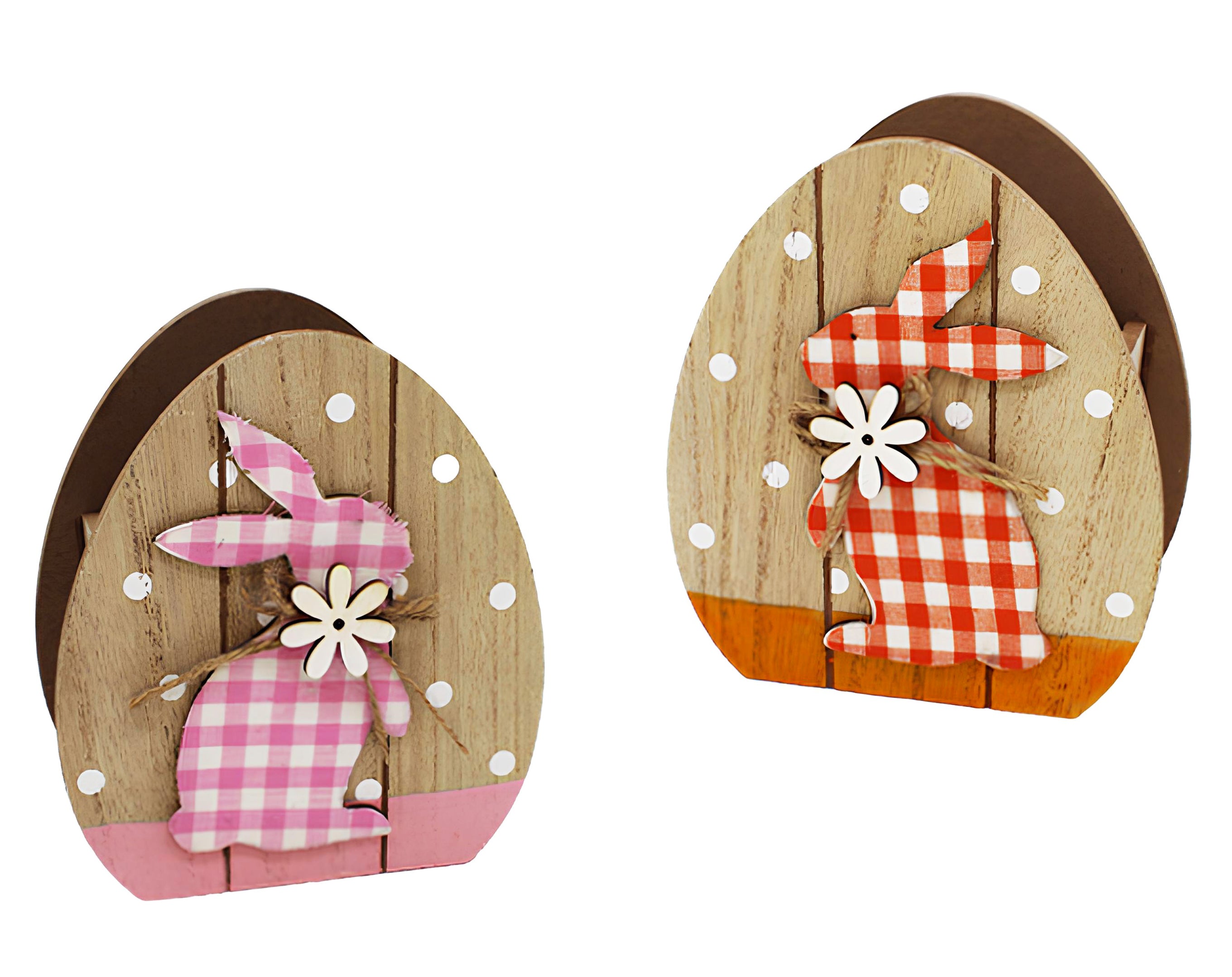 CAJA DE PASCUA DE MADERA OVALADA