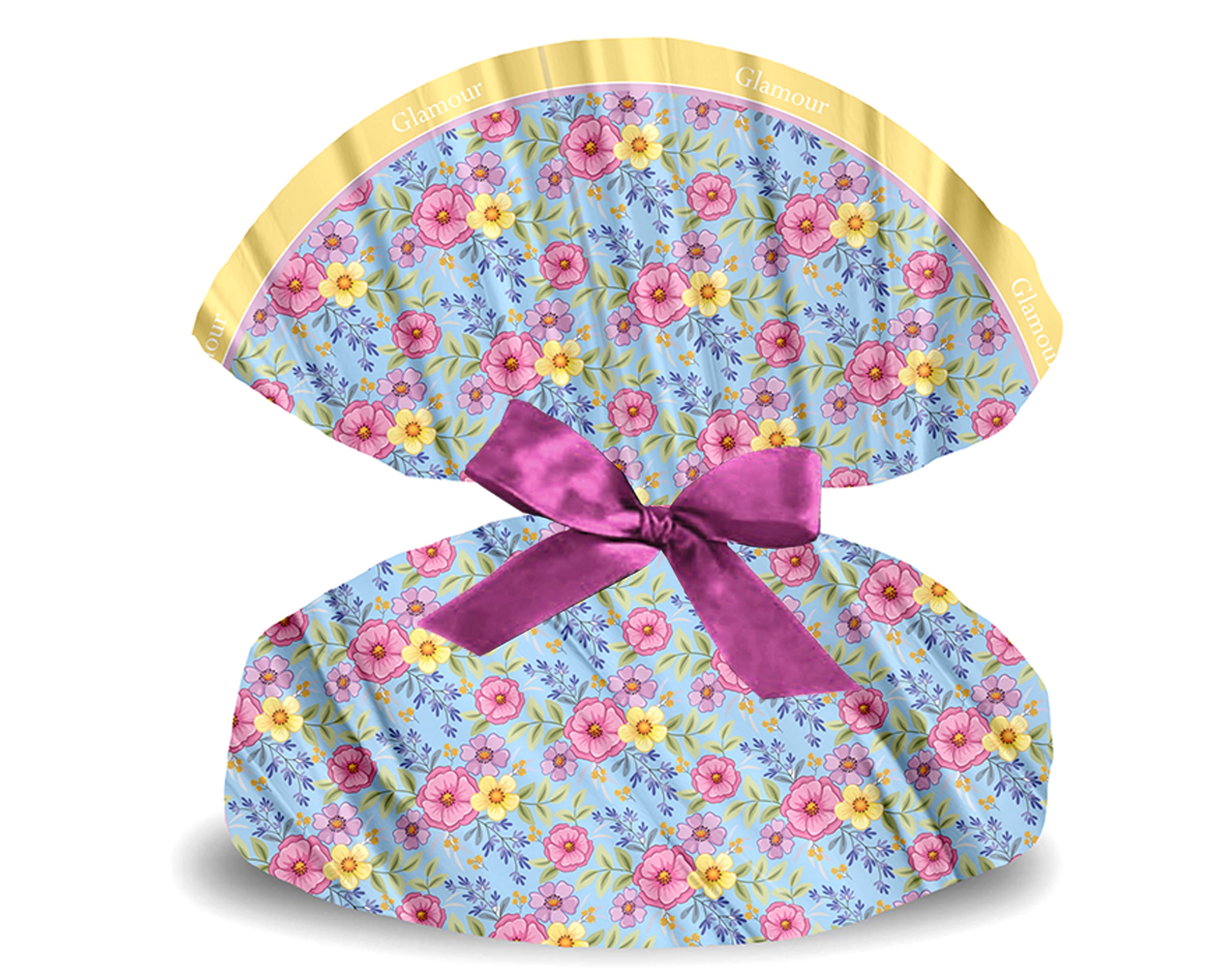 TESSUTO TONDO GLAMOUR AZZURRO - 90Cm
