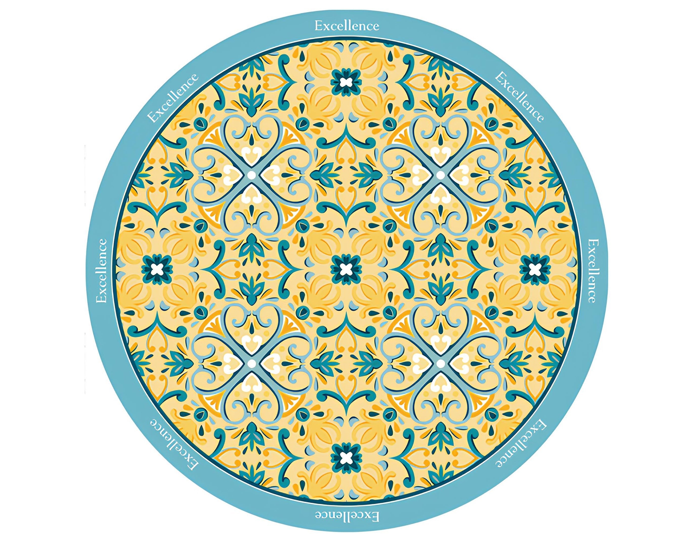 TESSUTO TONDO EXCELLENCE GIALLO - 120Cm | Incarto PPL per uova di Pasqua al cioccolato DAGERAF