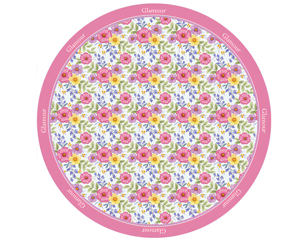 TESSUTO TONDO GLAMOUR BIANCO - 120Cm | Incarto PPL per uova di Pasqua al cioccolato DAGERAF