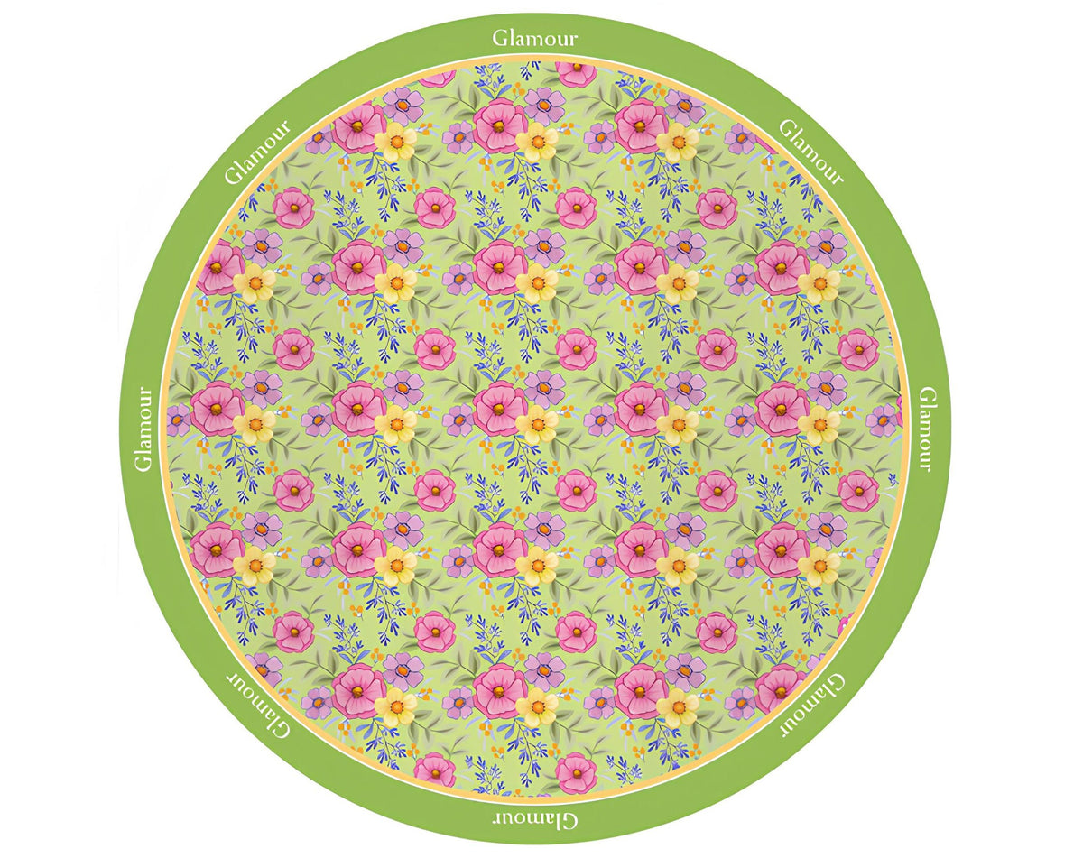 TESSUTO TONDO GLAMOUR VERDE - 120Cm | Incarto PPL per uova di Pasqua al cioccolato DAGERAF
