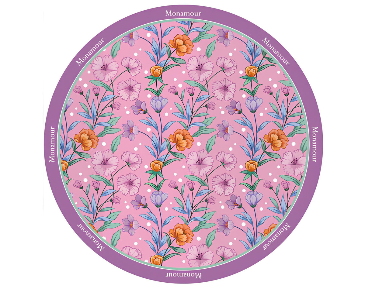 TESSUTO TONDO MONAMOUR ROSA - 120Cm | Incarto PPL per uova di Pasqua al cioccolato DAGERAF