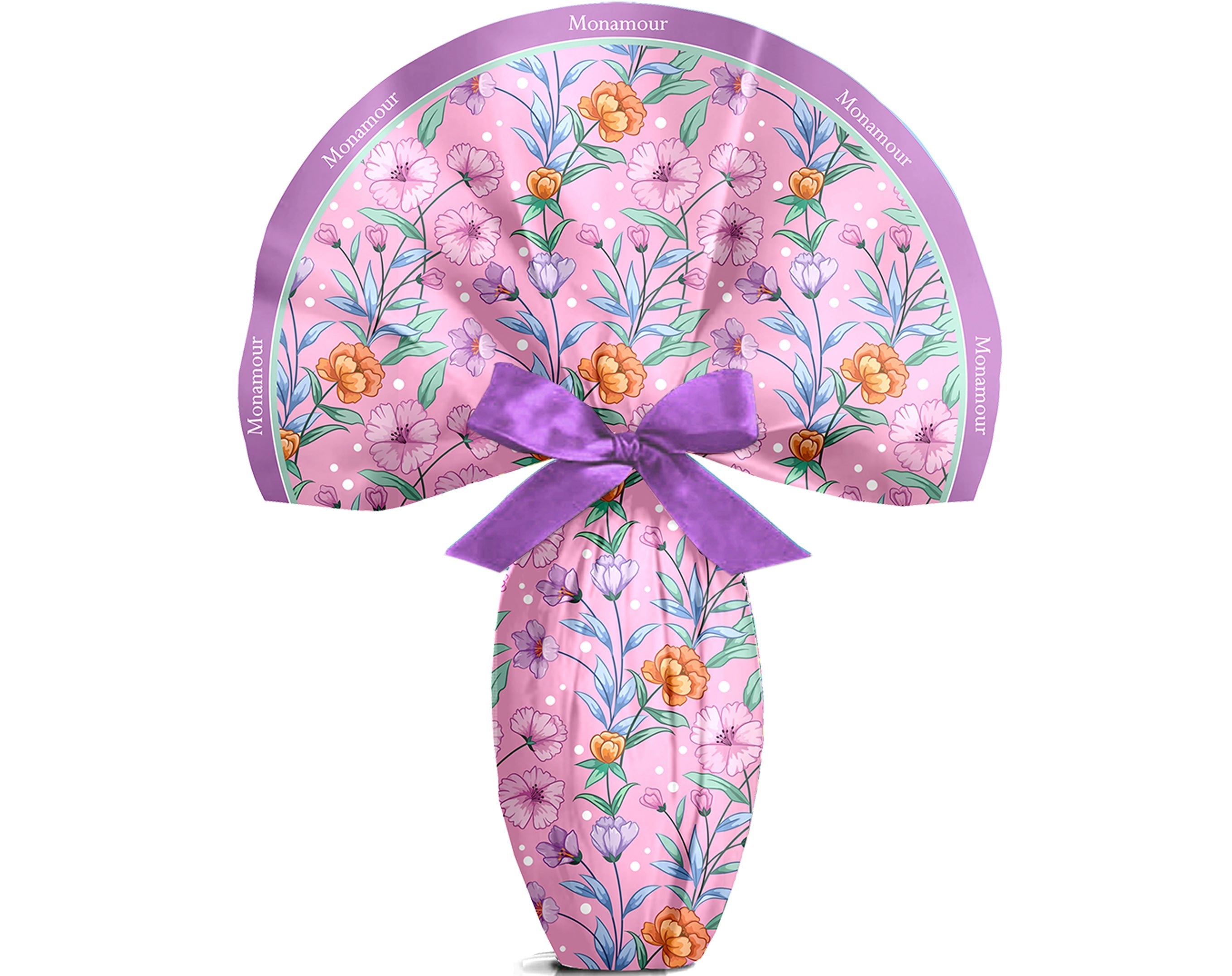 TESSUTO TONDO MONAMOUR ROSA - 120Cm | Incarto PPL per uova di Pasqua al cioccolato DAGERAF