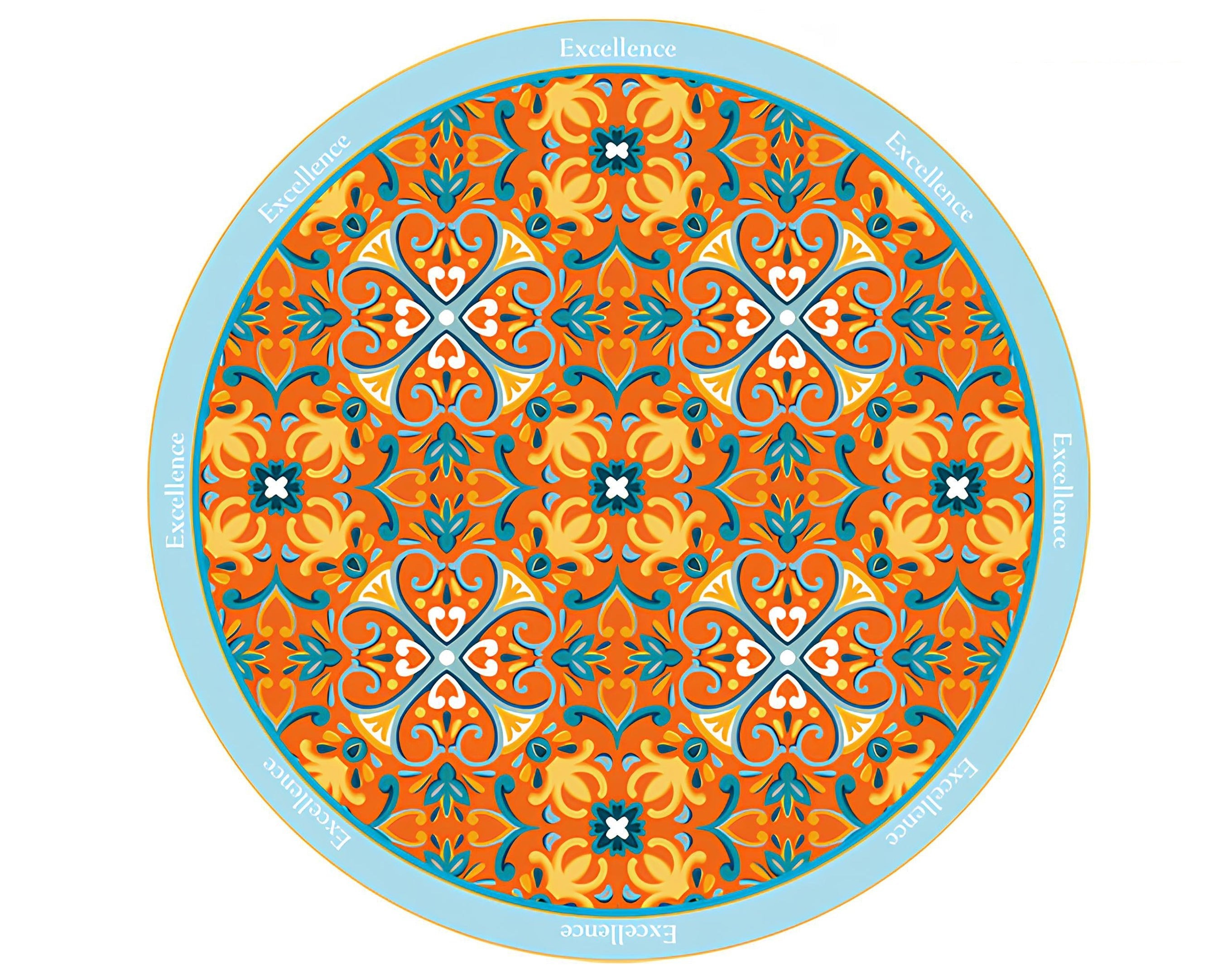 TESSUTO TONDO EXCELLENCE ARANCIO - 140Cm | Incarto PPL per uova di Pasqua al cioccolato DAGERAF