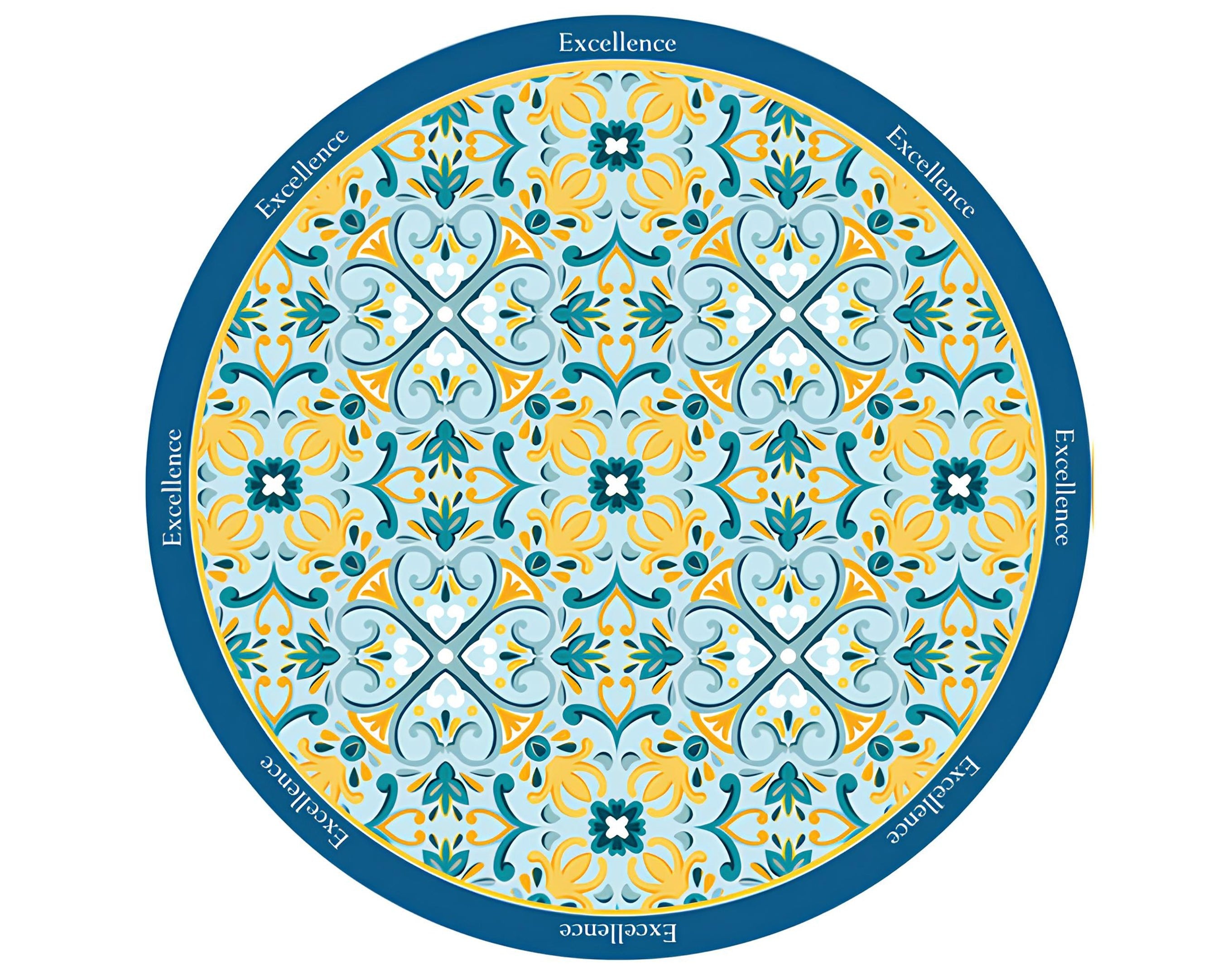 TESSUTO TONDO EXCELLENCE AZZURRO - 140Cm | Incarto PPL per uova di Pasqua al cioccolato DAGERAF