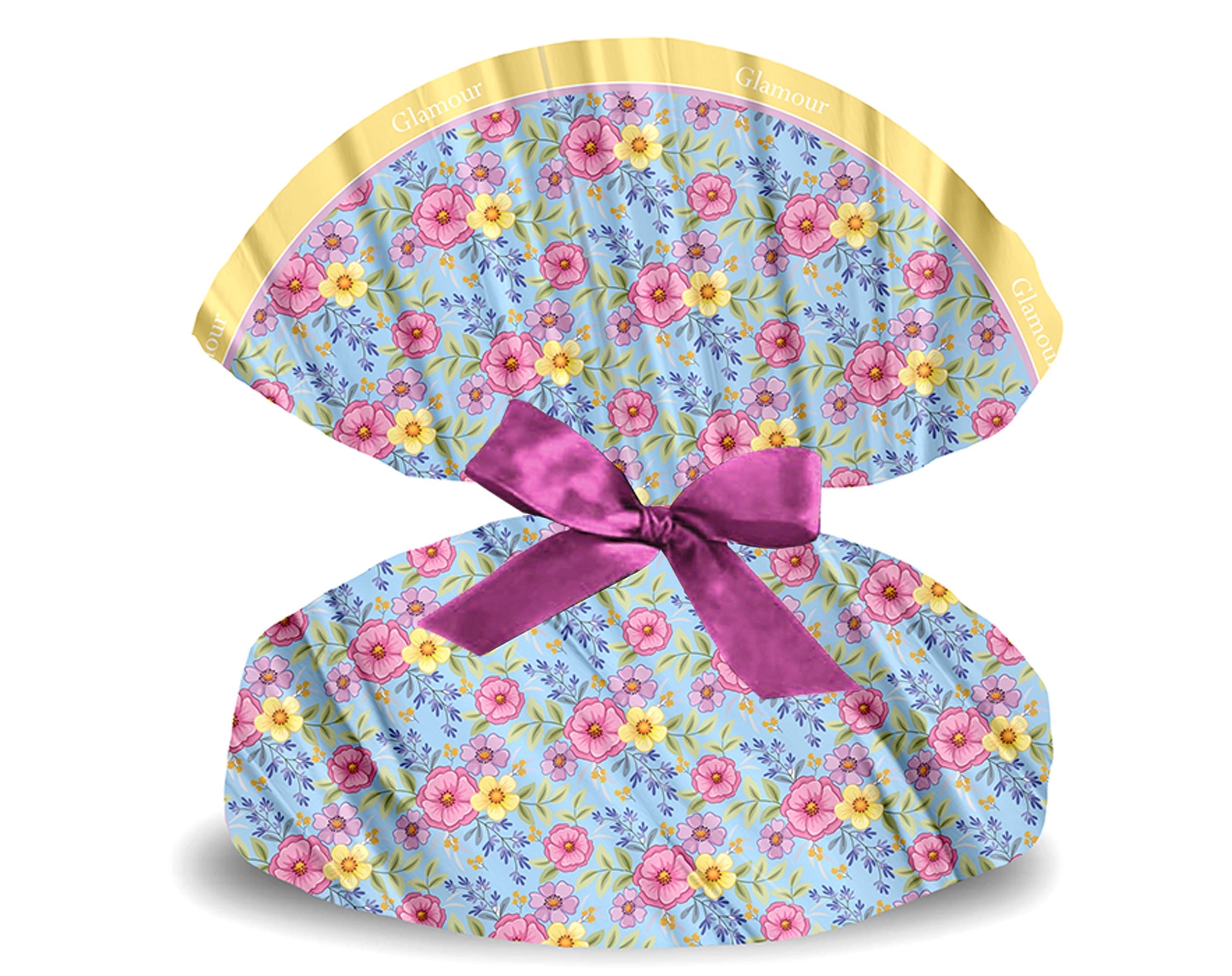 TESSUTO TONDO GLAMOUR AZZURRO - 140Cm | Incarto PPL per uova di Pasqua al cioccolato DAGERAF