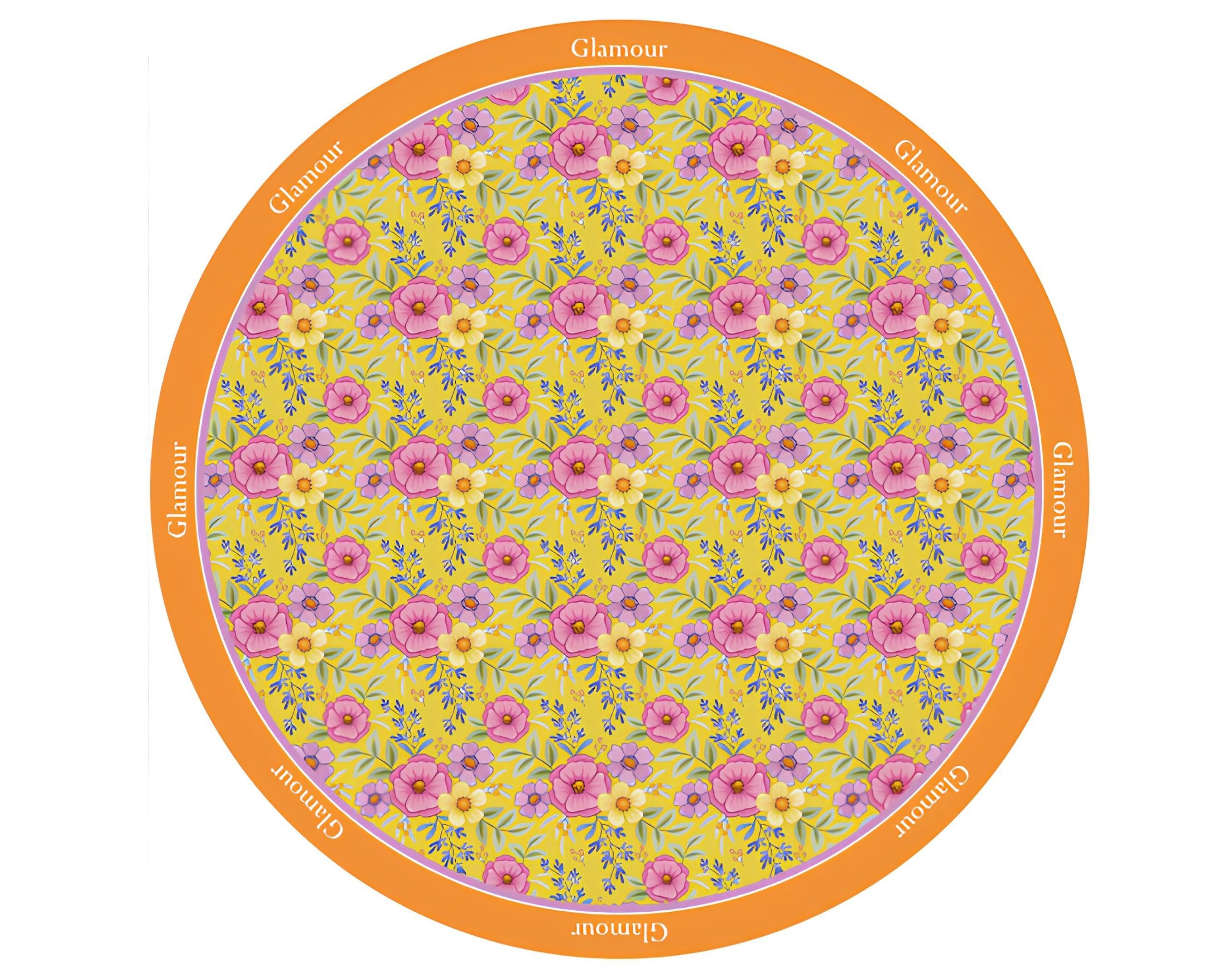 TESSUTO TONDO GLAMOUR GIALLO - 140Cm | Incarto PPL per uova di Pasqua al cioccolato DAGERAF