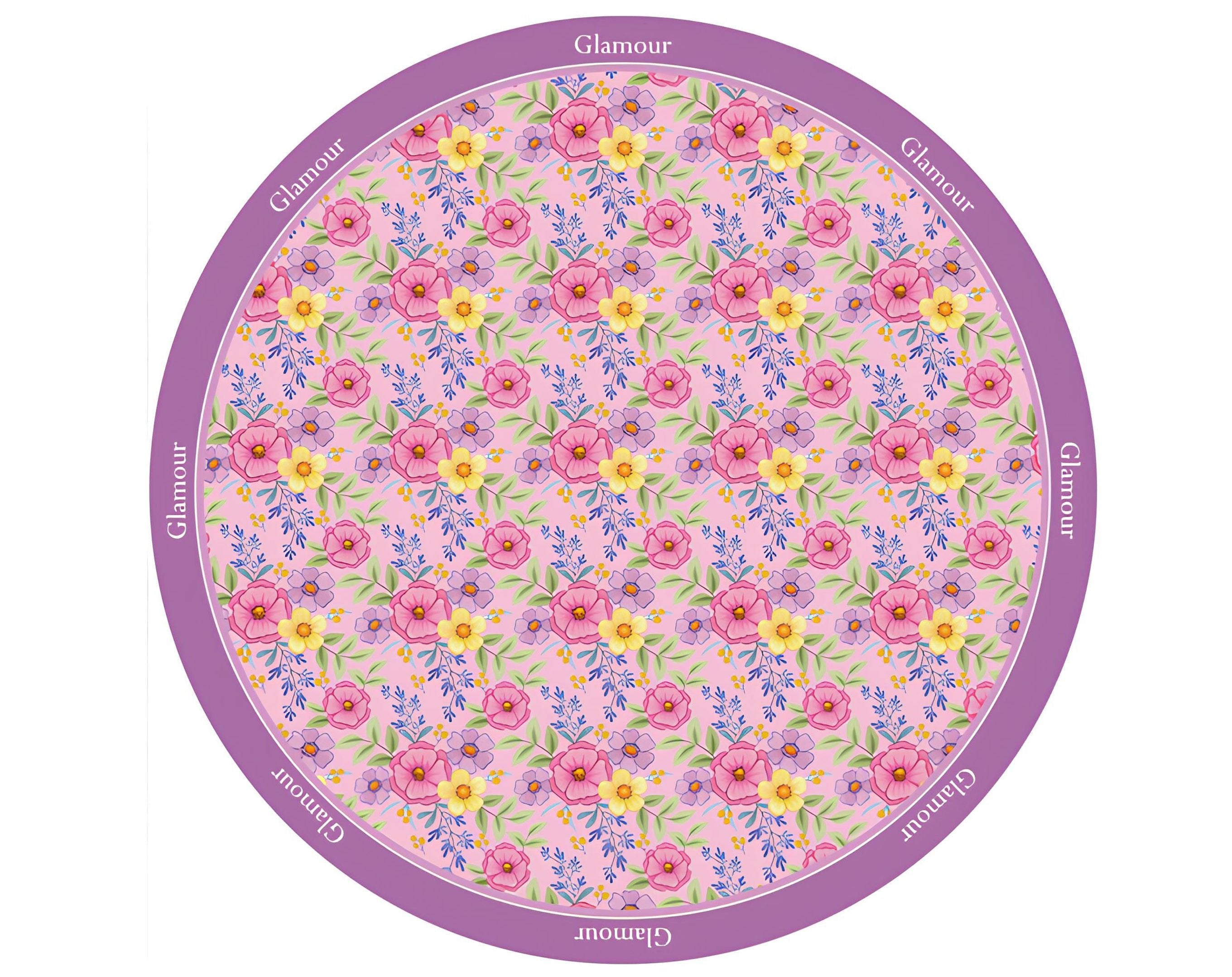 TESSUTO TONDO GLAMOUR ROSA - 140Cm | Incarto PPL per uova di Pasqua al cioccolato DAGERAF