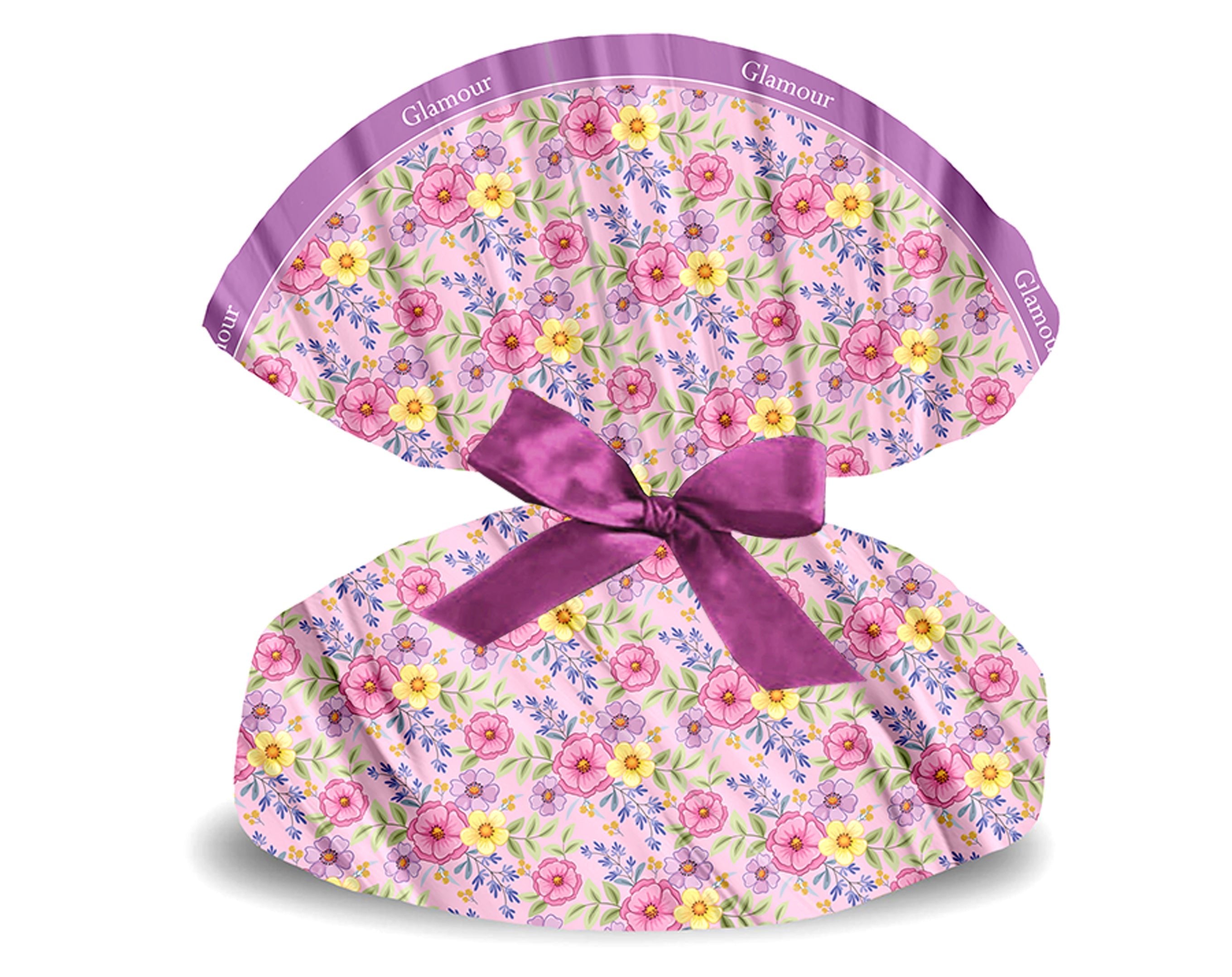 TESSUTO TONDO GLAMOUR ROSA - 140Cm | Incarto PPL per uova di Pasqua al cioccolato DAGERAF