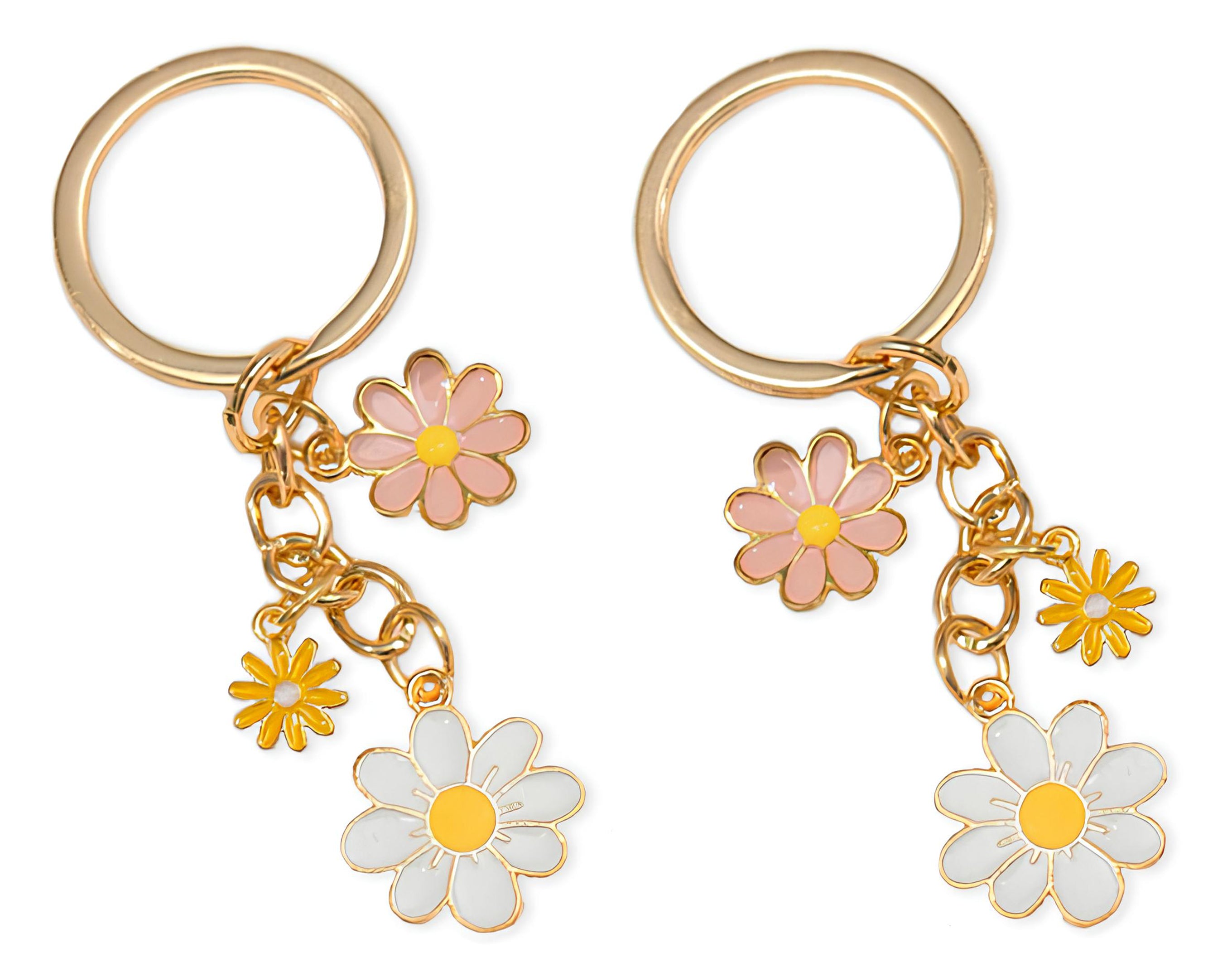 PORTACHIAVE GOLD 3 MARGHERITE | Incarto PPL per uova di Pasqua al cioccolato DAGERAF