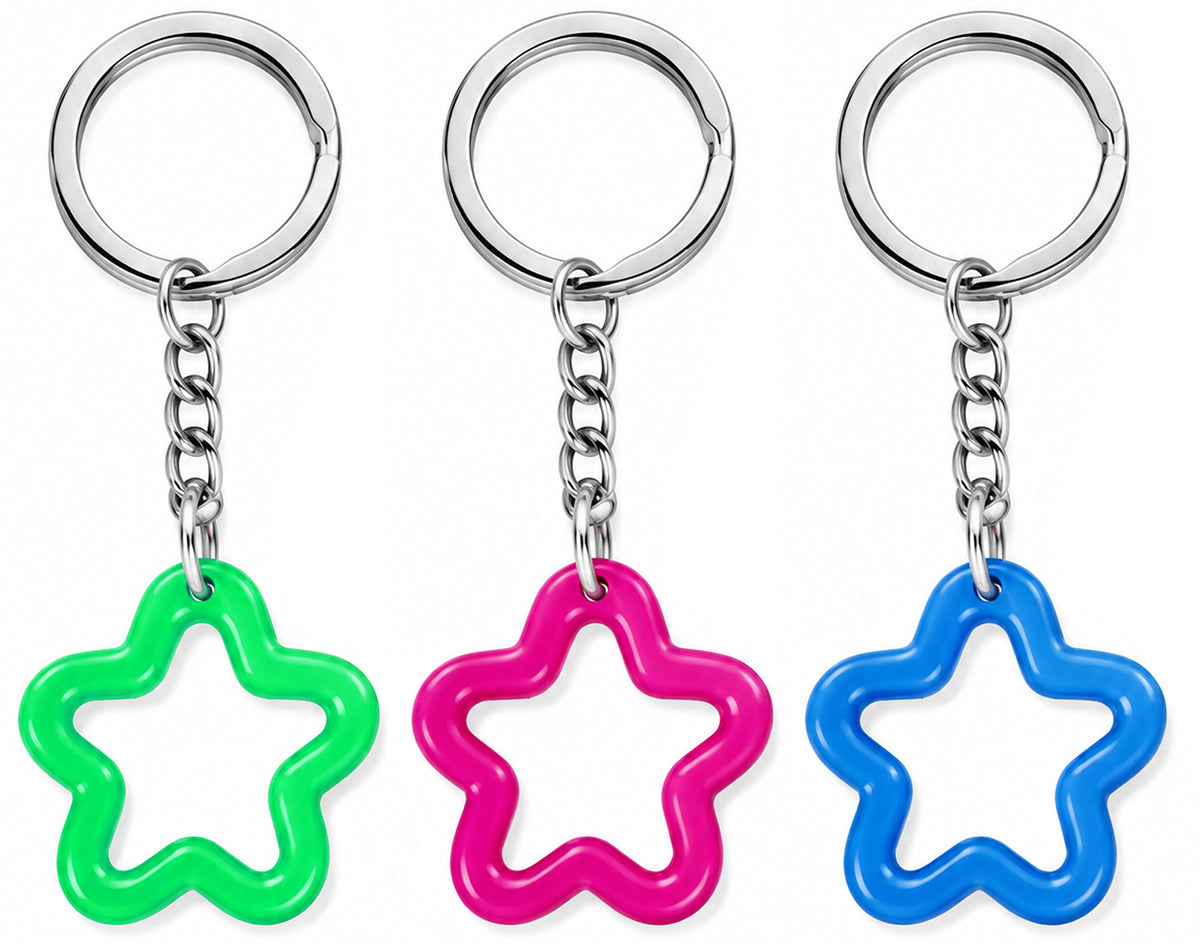 LLAVERO ESTRELLA COLOR | Sorpresa ideal para huevos de Pascua