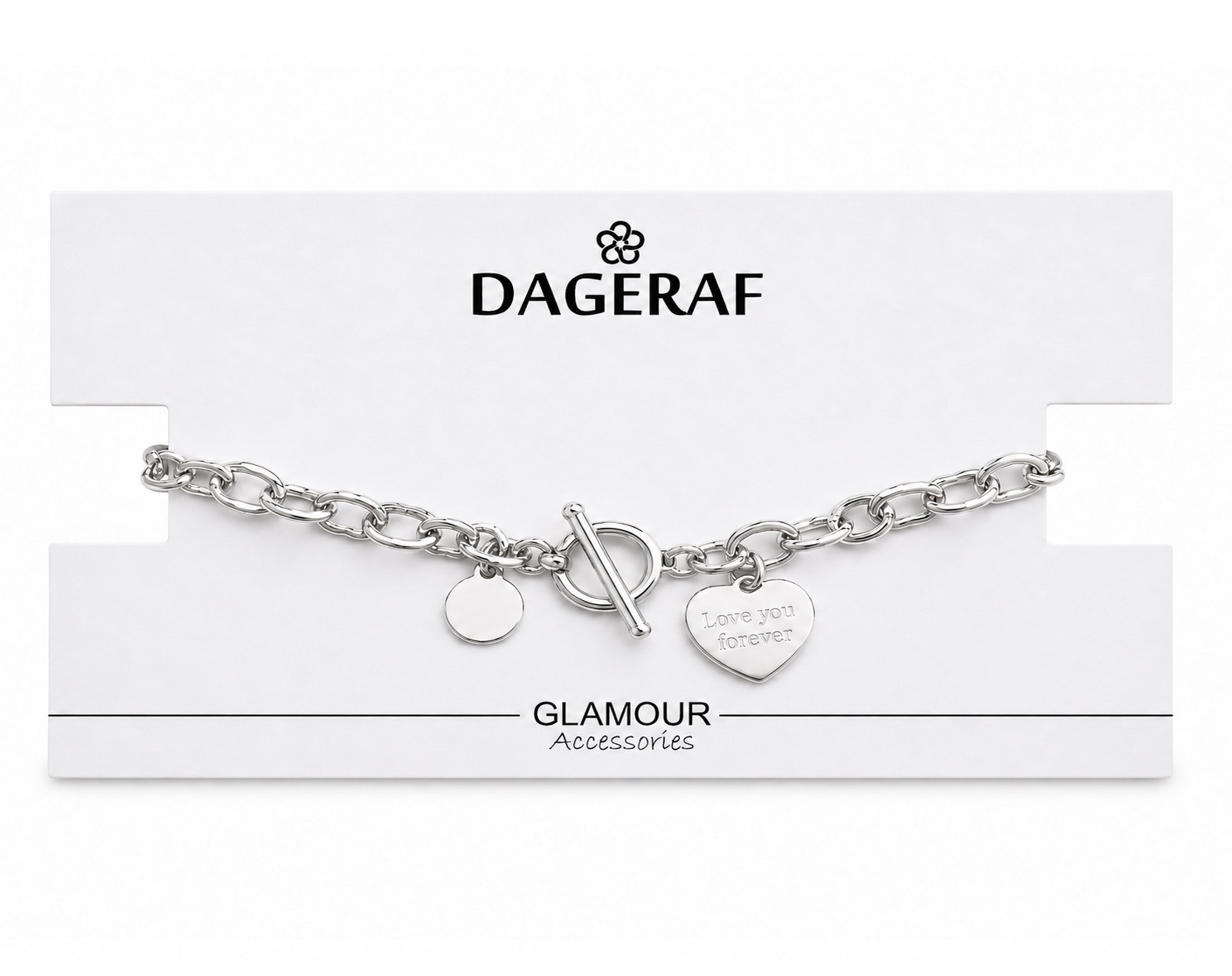BRACCIALE SILVER CON CUORE | Sorpresa perfetta per uova di Pasqua