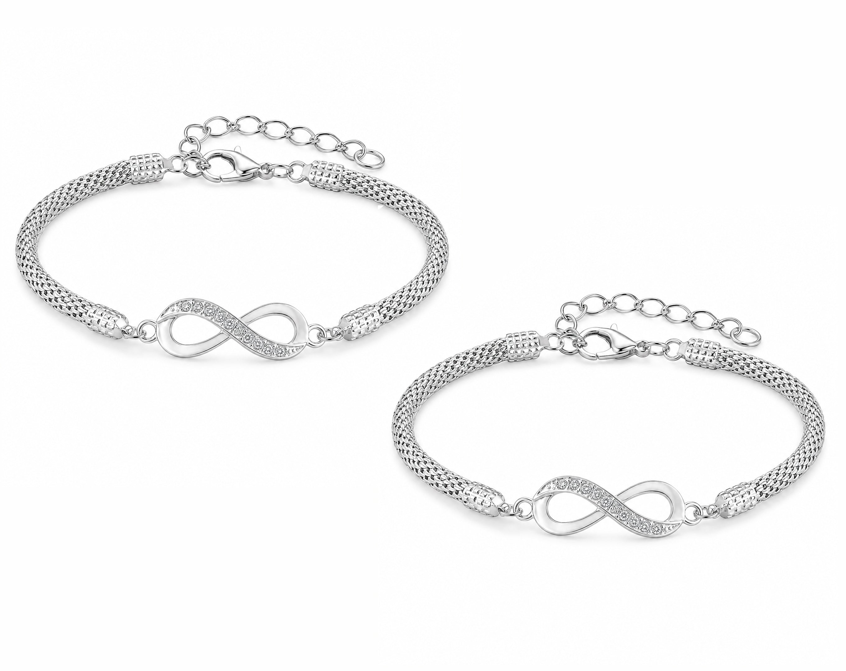 PULSERA DE DIAMANTES DE PLATA EN TARJETA | Sorpresa para Huevos de Pascua
