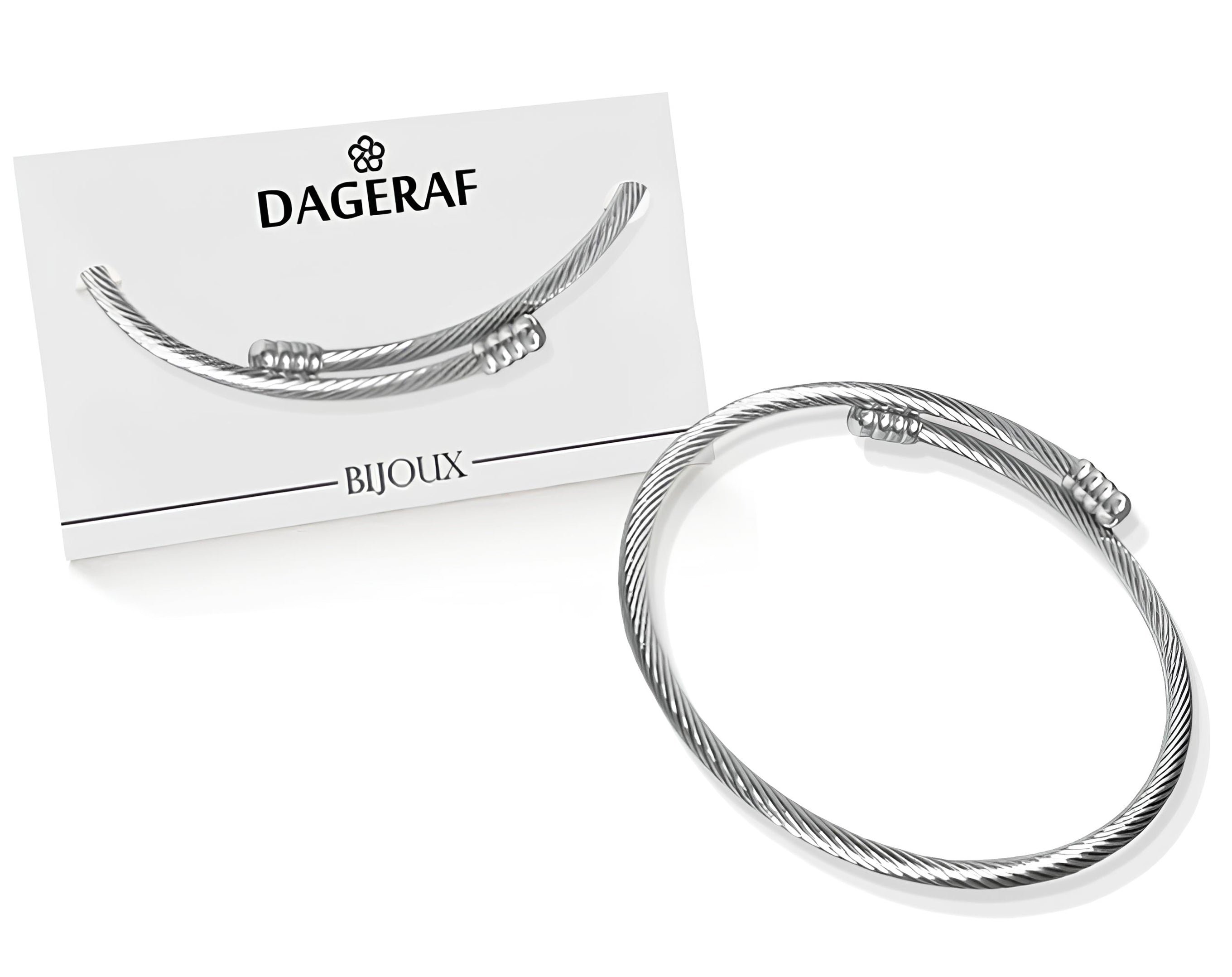 BRACCIALE IN CARD SILVER THICK | Sorpresa per uova di Pasqua