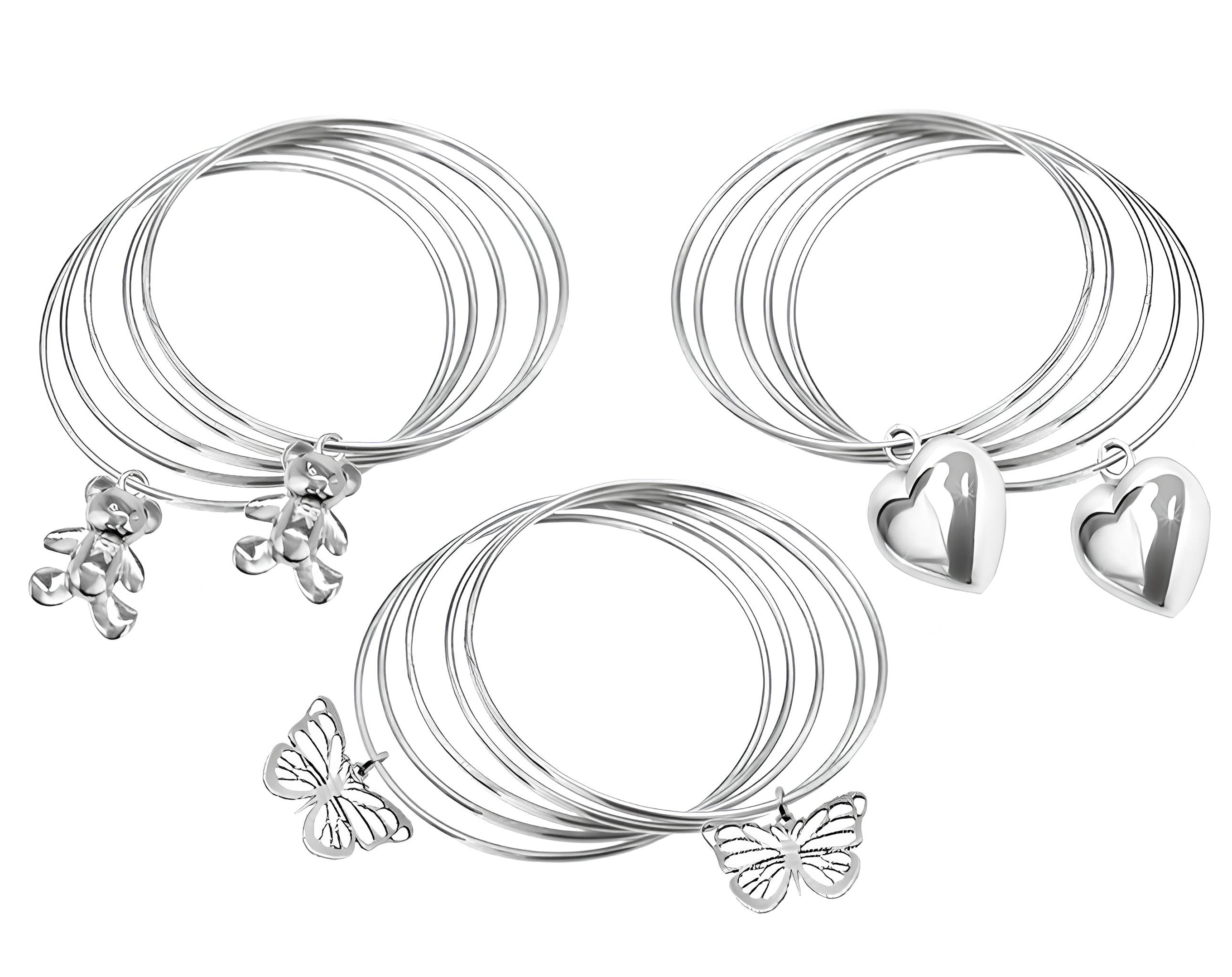 SET 5 BRACCIALI CON 2 CIONDOLI | Incarto PPL per uova di Pasqua al cioccolato DAGERAF