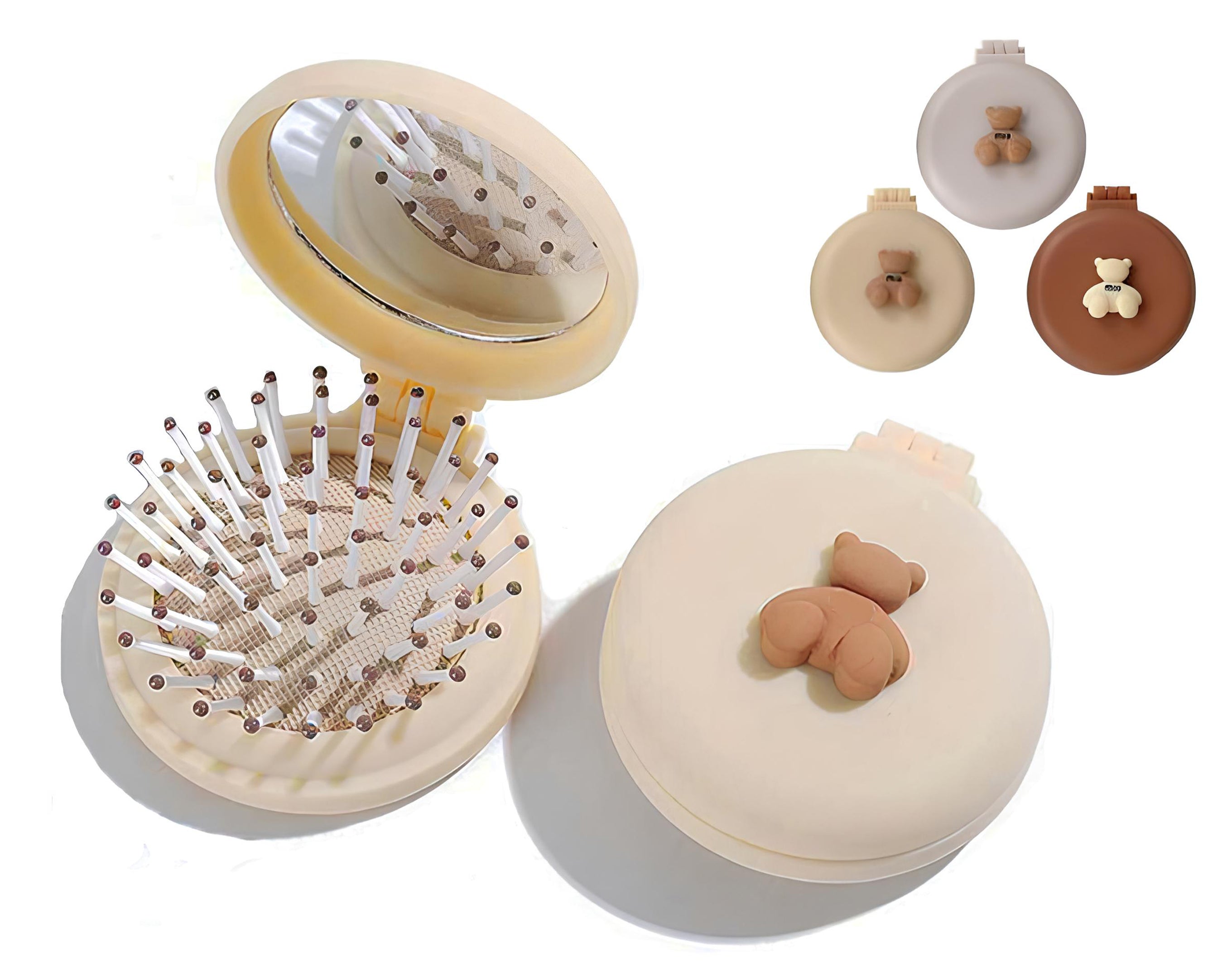 SPECCHIETTO CON SPAZZOLA BEAR | Incarto PPL per uova di Pasqua al cioccolato DAGERAF