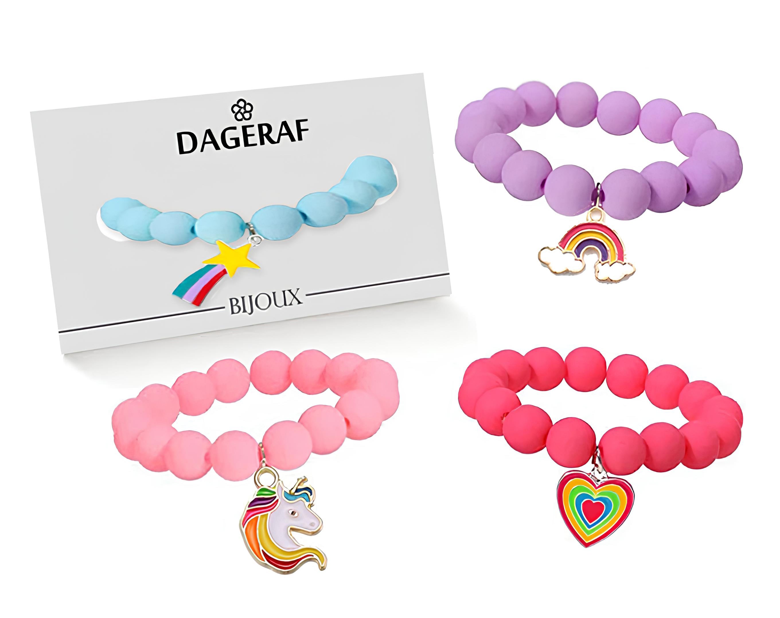 BRACCIALE PALLINI CON CIONDOLO SU CARD | Incarto PPL per uova di Pasqua al cioccolato DAGERAF