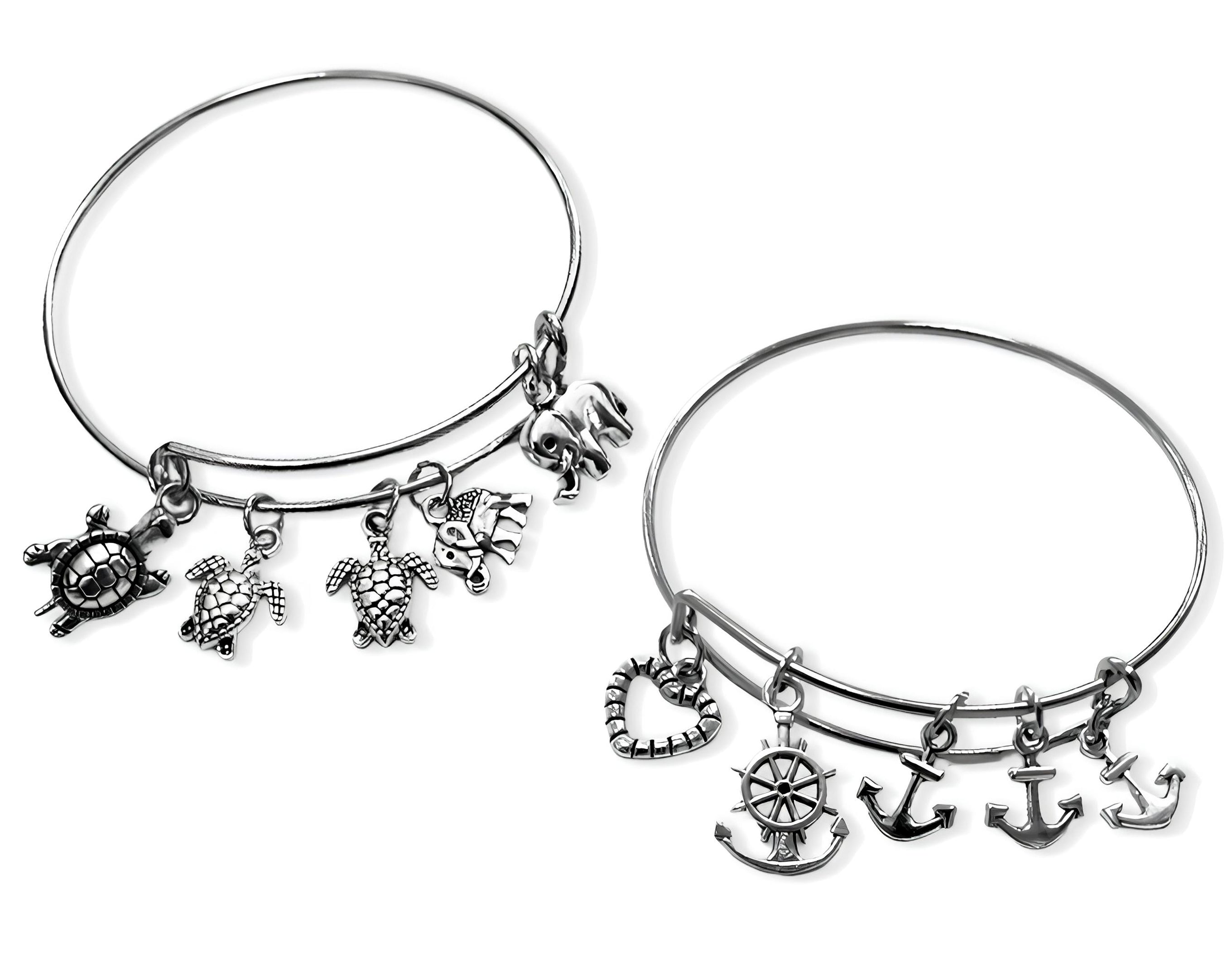 BRACCIALE SILVER CON CIONDOLI | Incarto PPL per uova di Pasqua al cioccolato DAGERAF