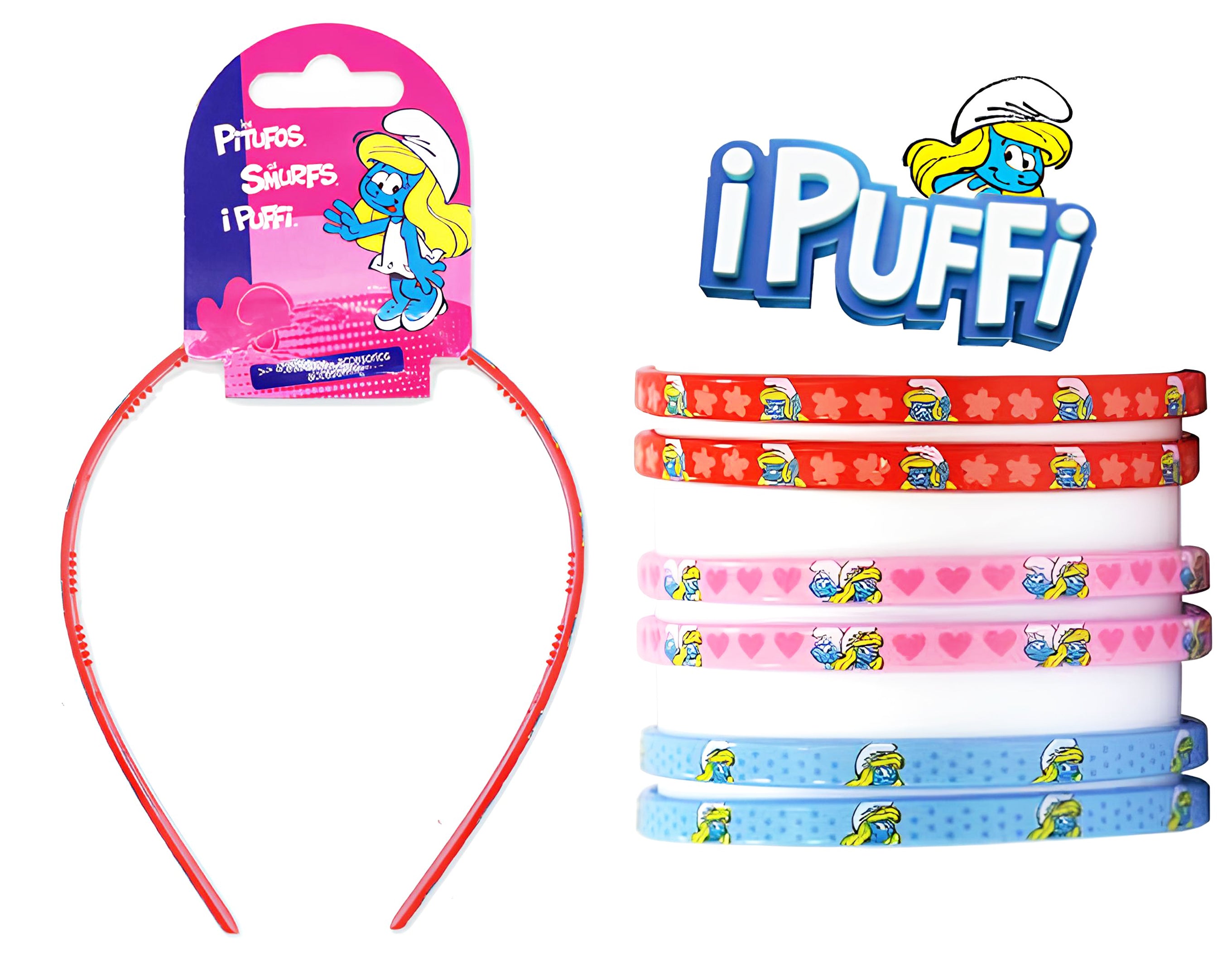 CERCHIETTO PER CAPELLI I PUFFI | Incarto PPL per uova di Pasqua al cioccolato DAGERAF